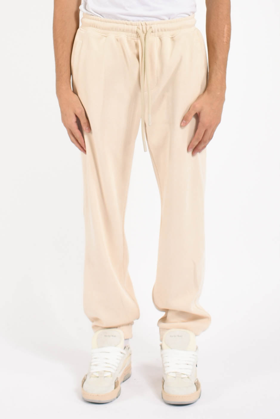 Pantaloni jogging in velluto