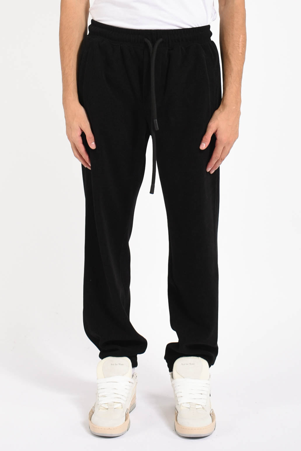 Pantaloni jogging in velluto