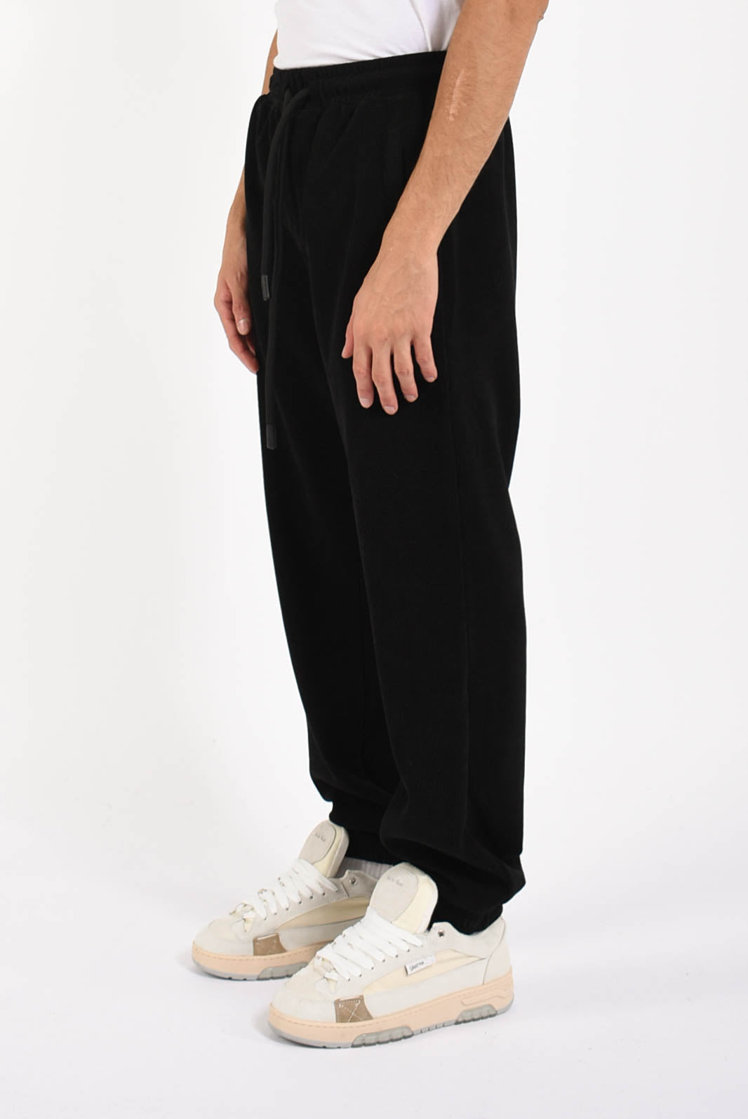 Pantaloni jogging in velluto