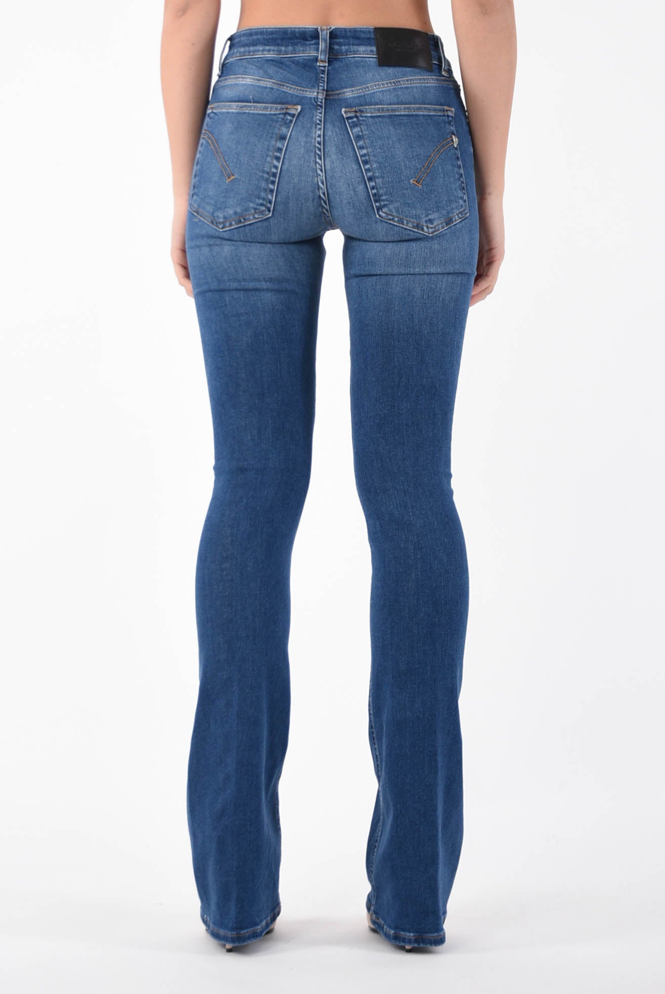 DONDUP jeans a vita alta modello newlola