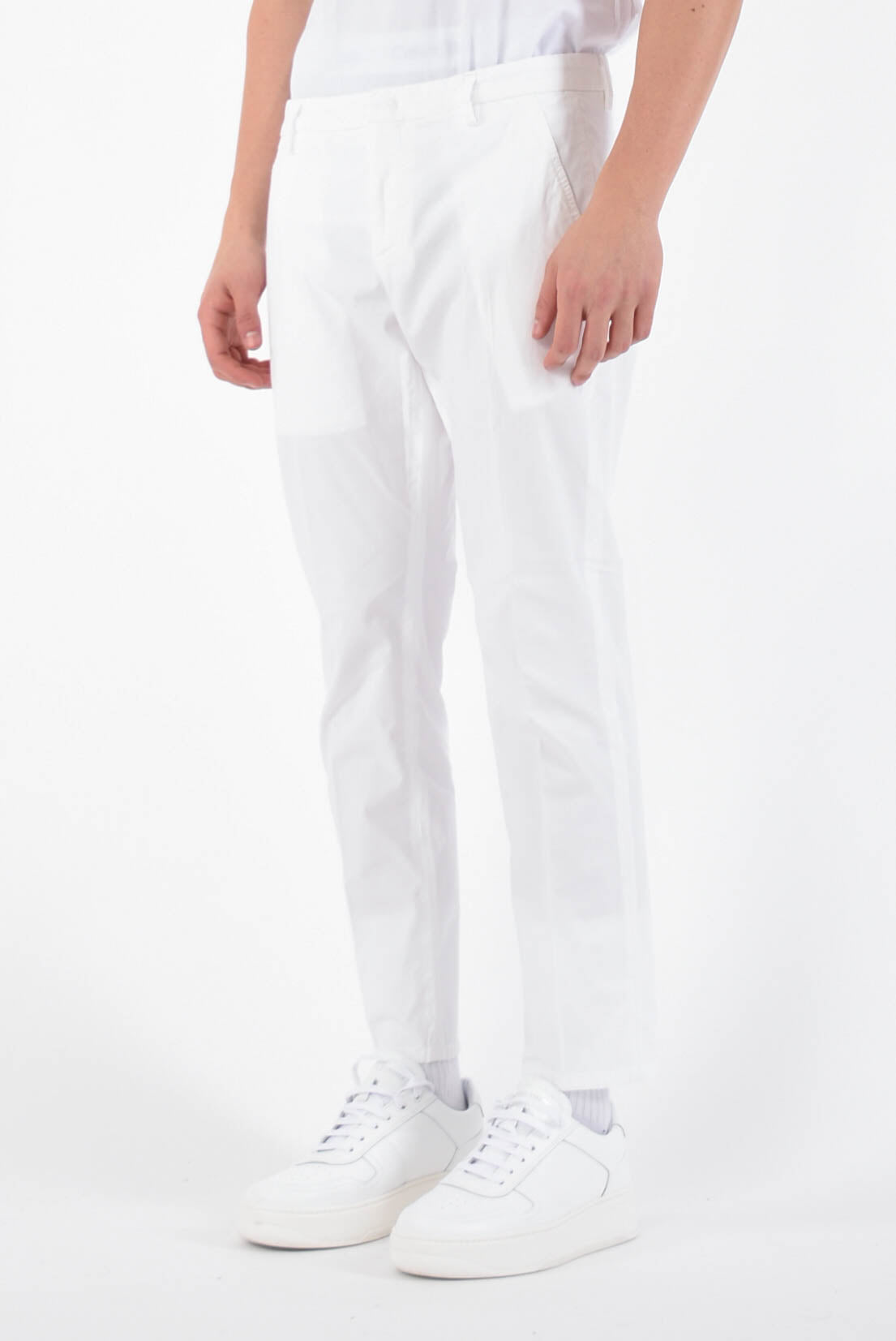 DONDUP Pantaloni alfredo in cotone