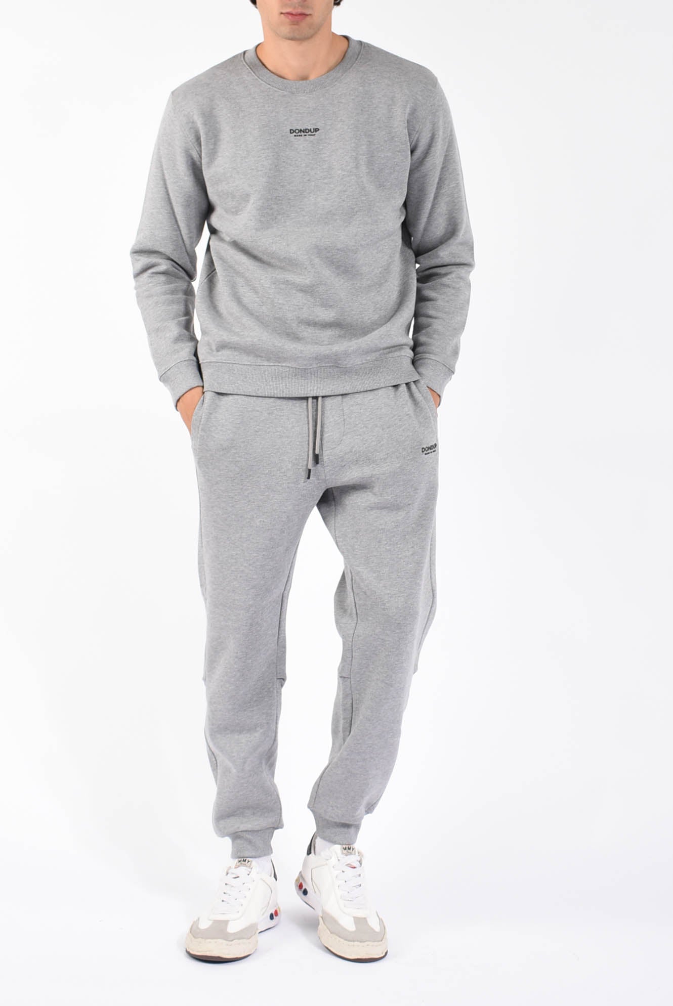 pantaloni Jogger in felpa di cotone
