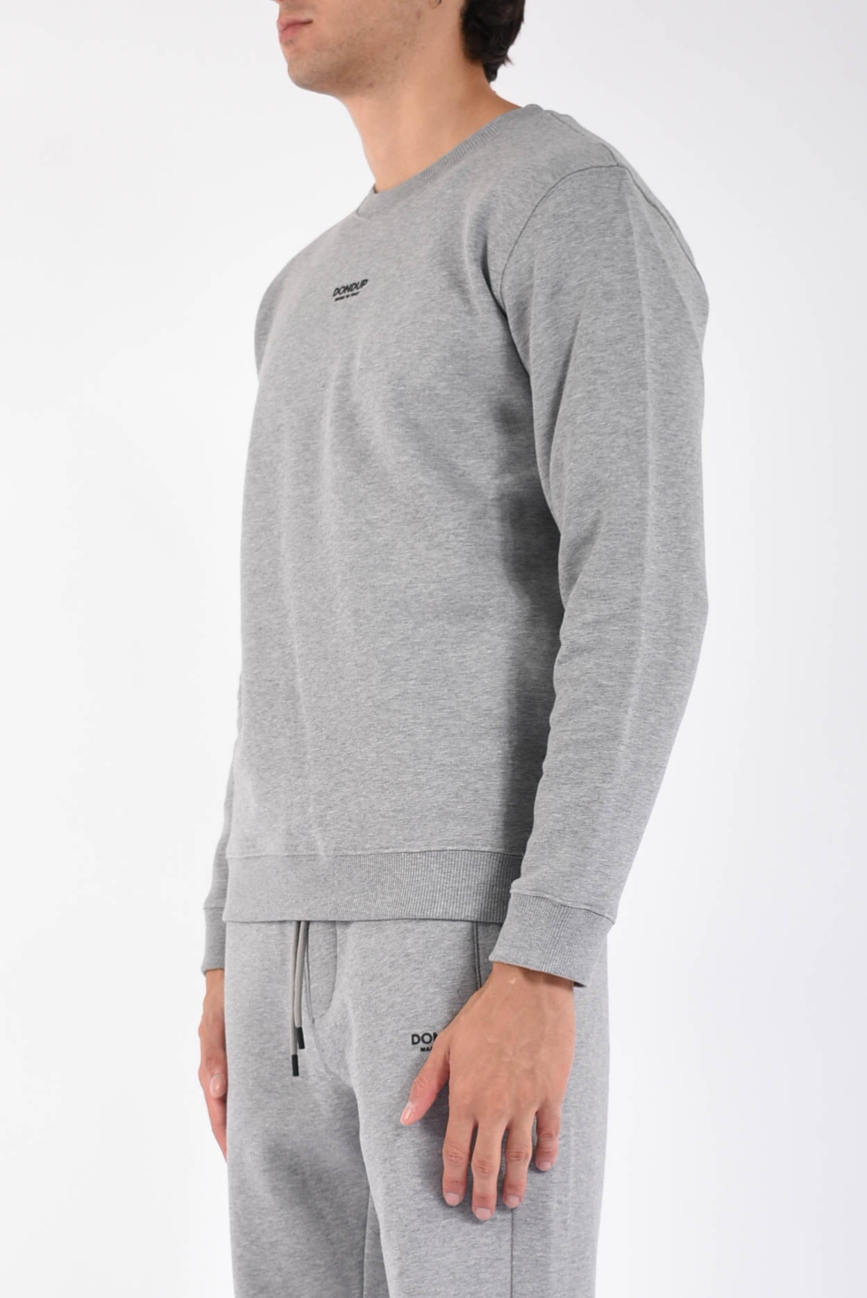 felpa girocollo in cotone