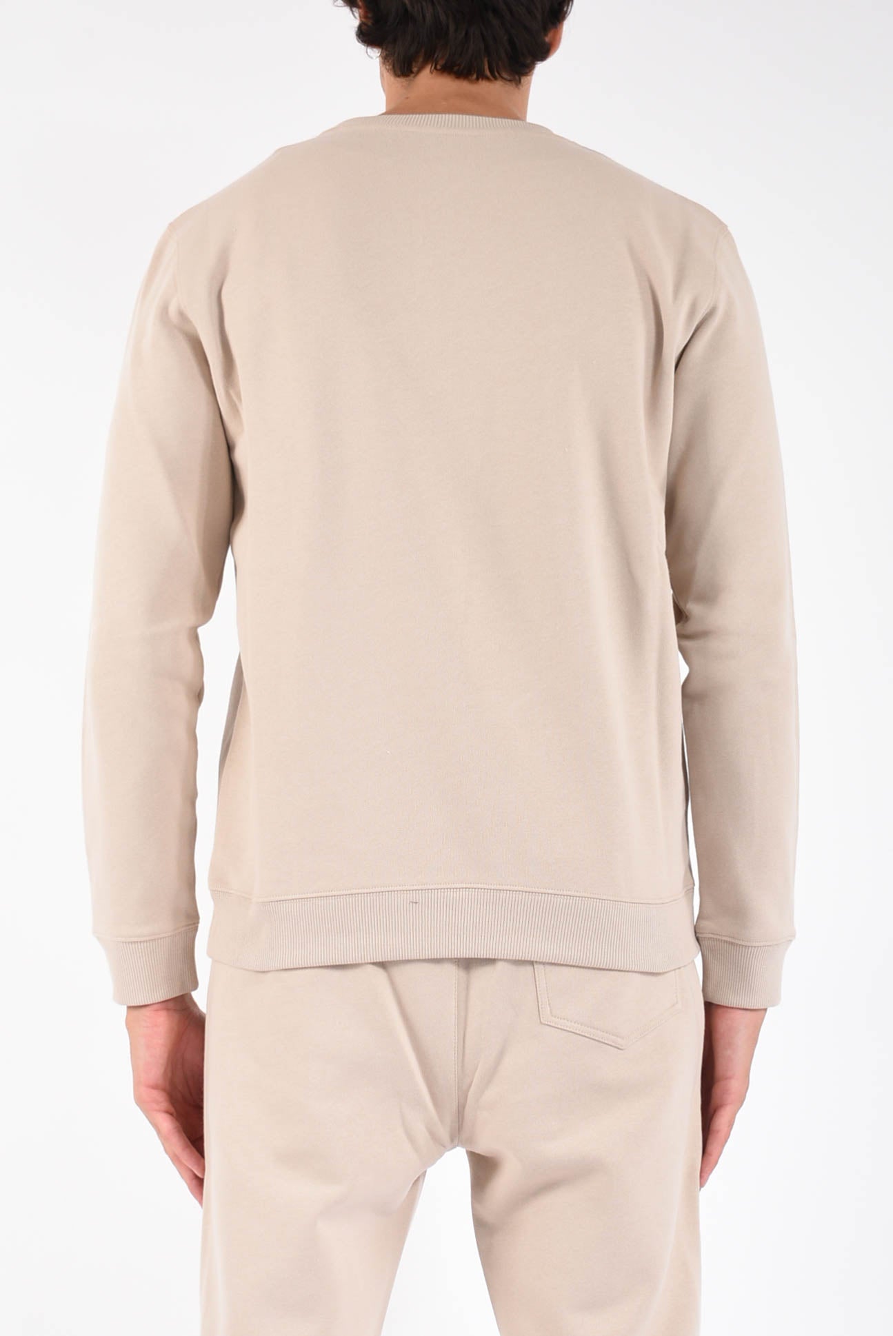 Felpa girocollo in cotone