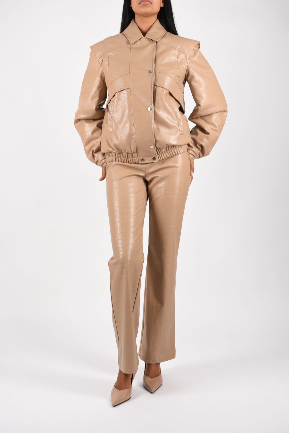 PANTALONI IN ECOPELLE PA256COC