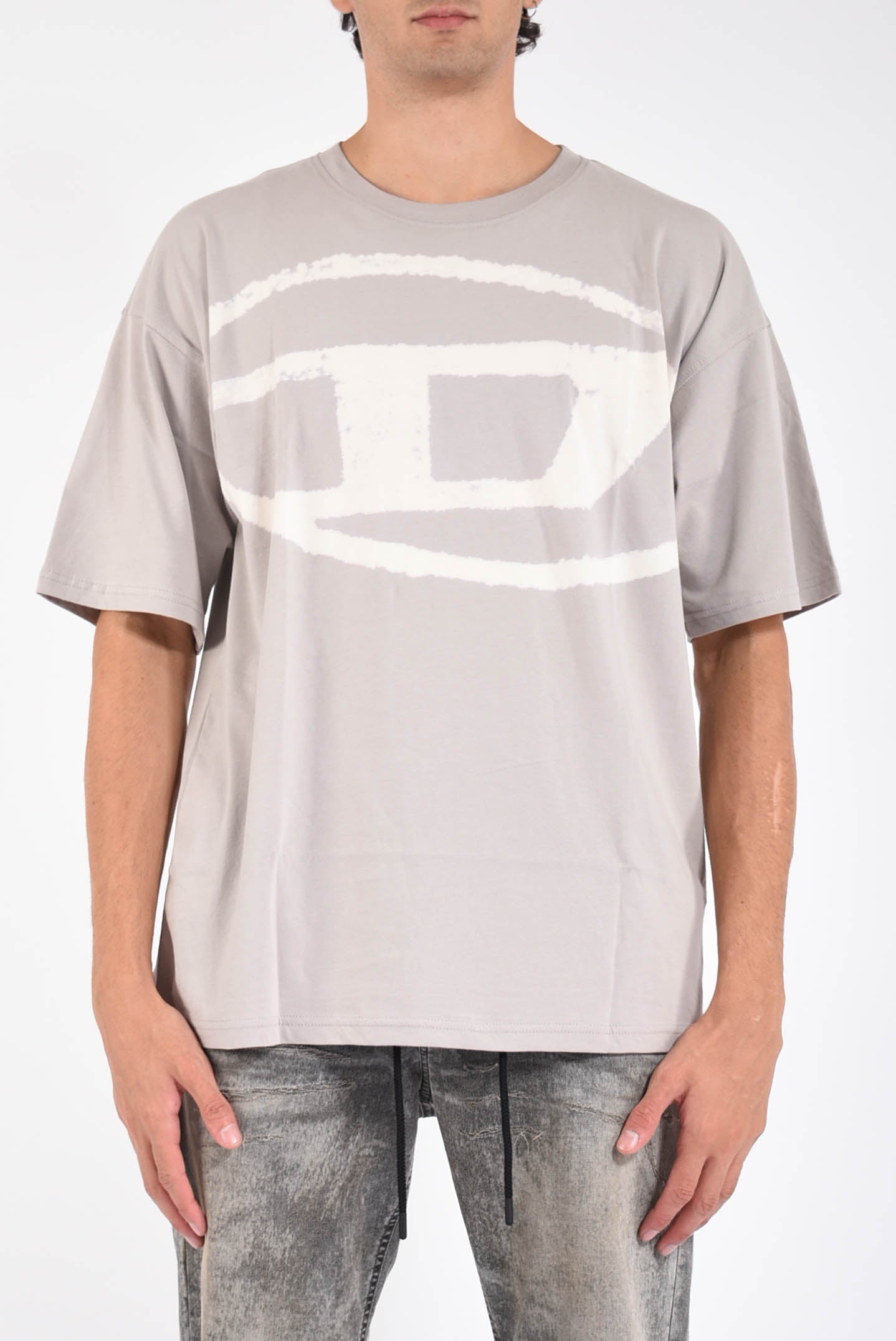 T-shirt con logo t-boxt-bleach
