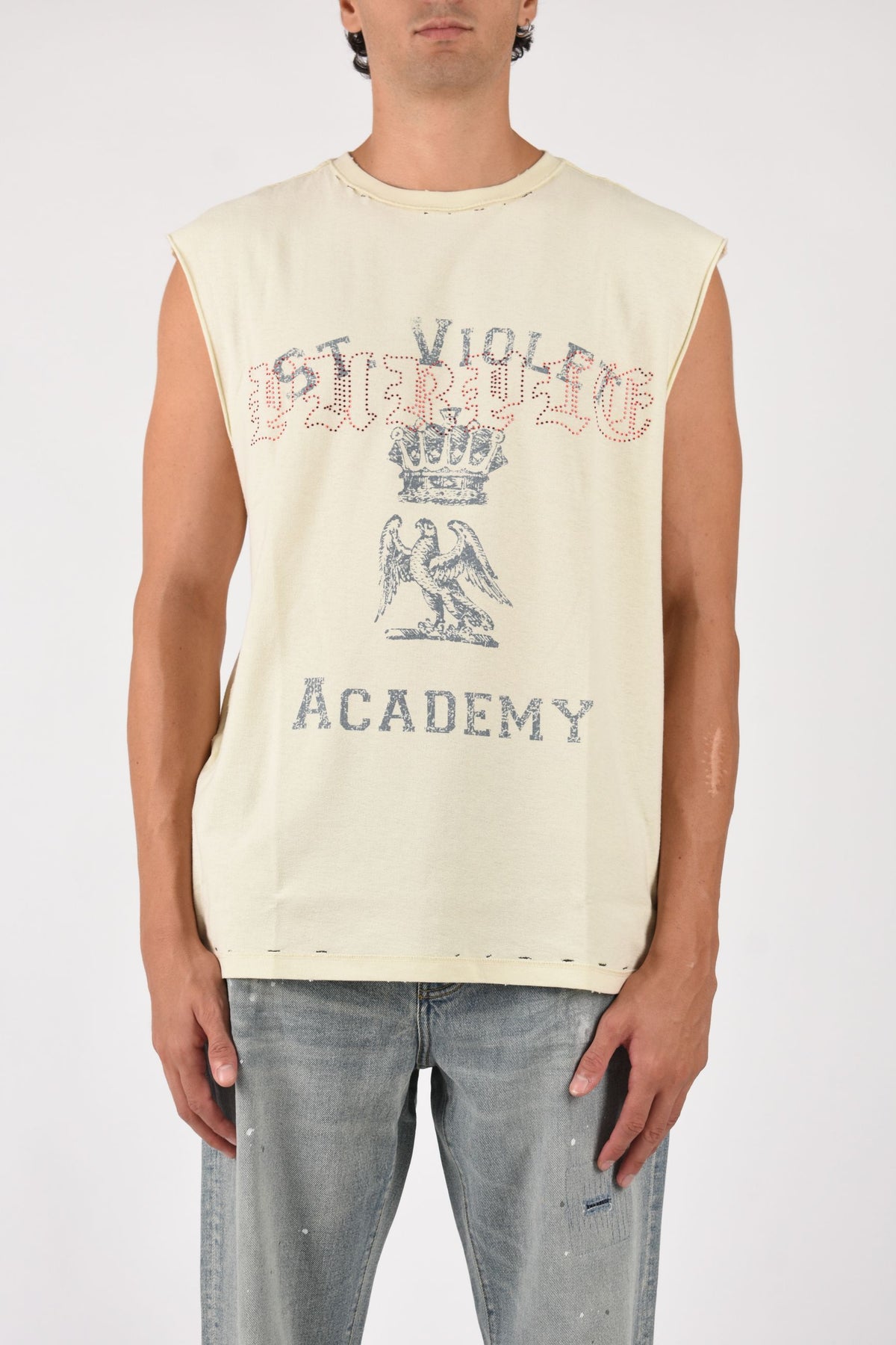 T-shirt smanicata St. Violet Crystals