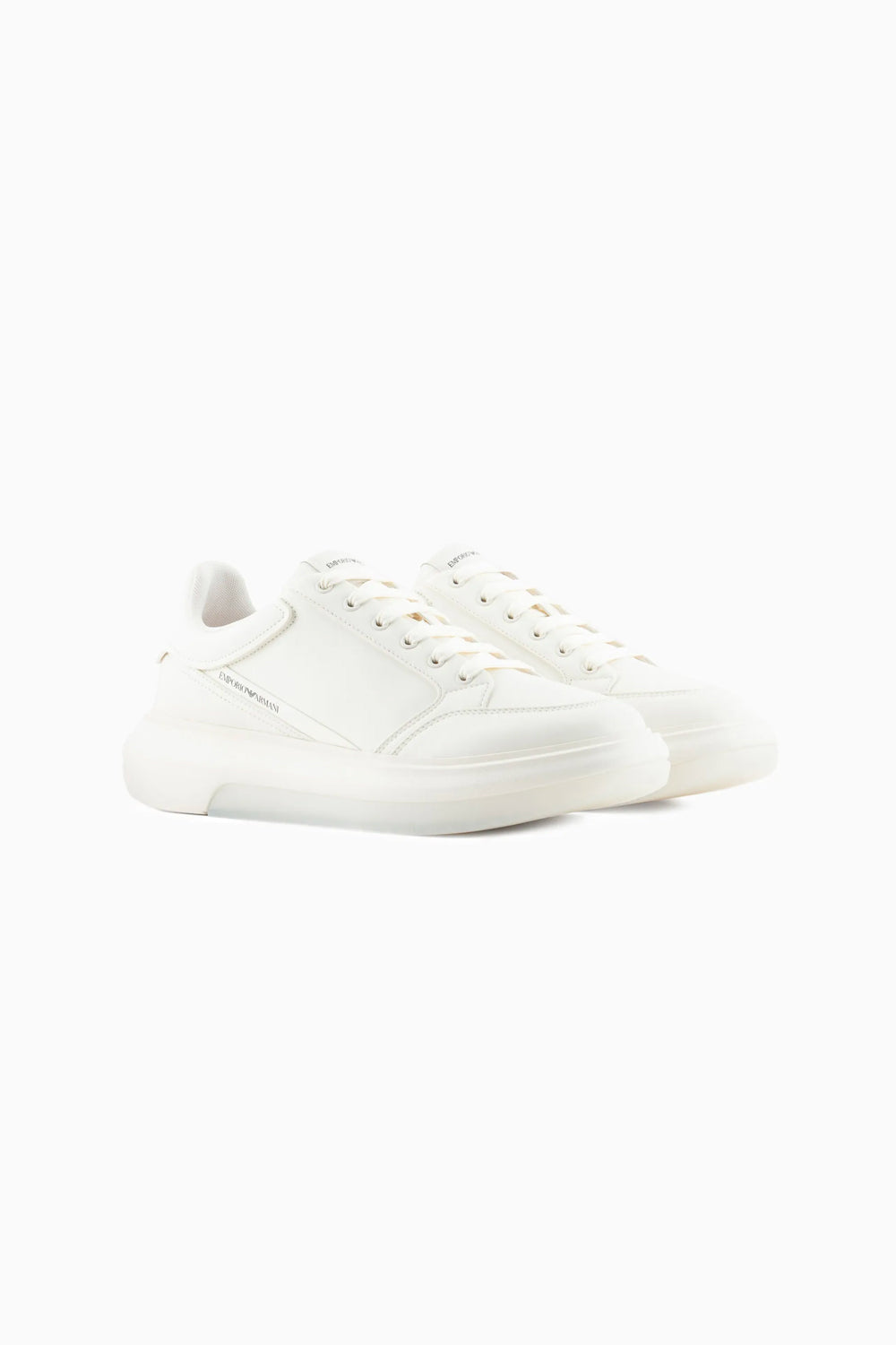 EMPORIO ARMANI Sneakers in mesh e suede