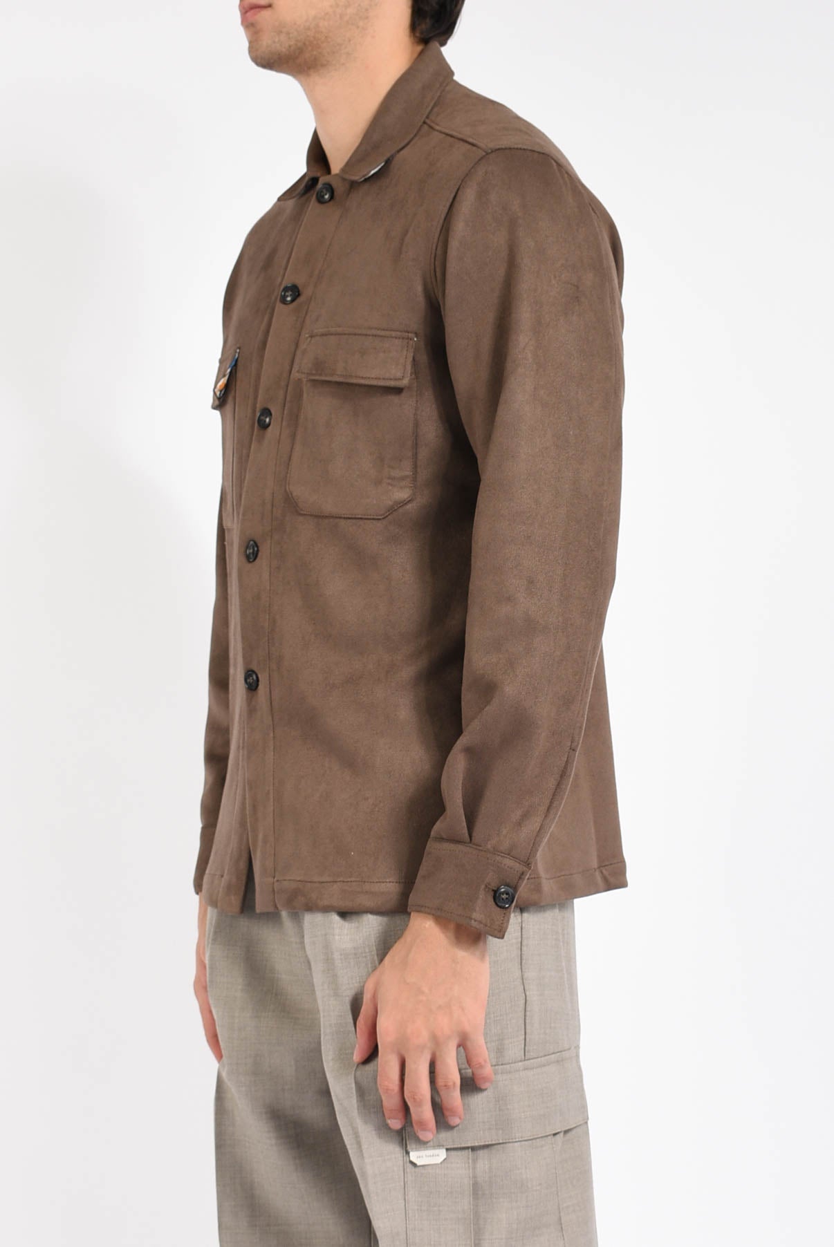 Overshirt effetto dainetto