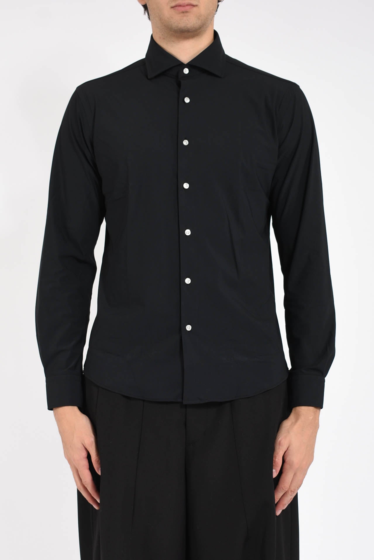 Camicia in jersey elasticizzato