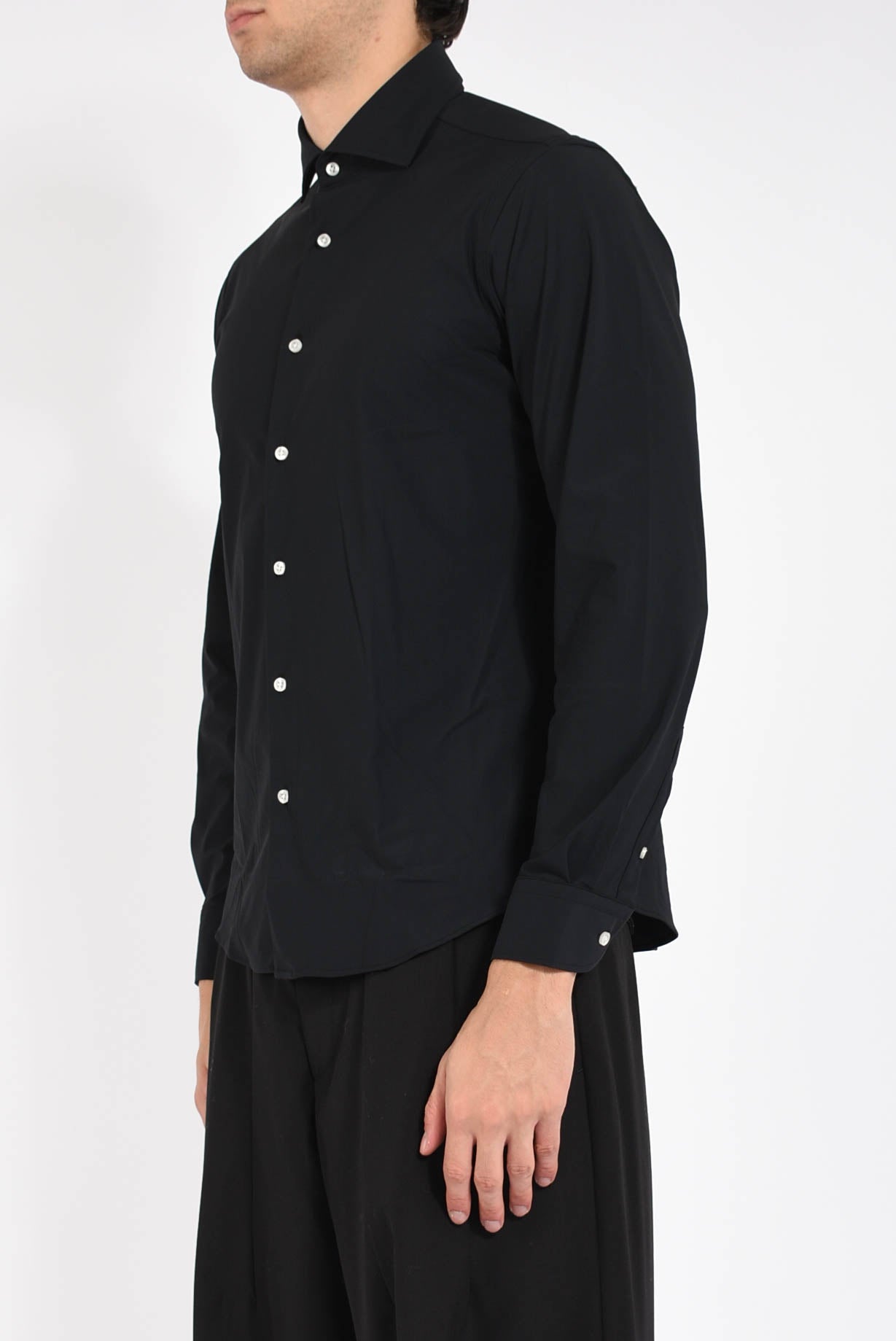 Camicia in jersey elasticizzato