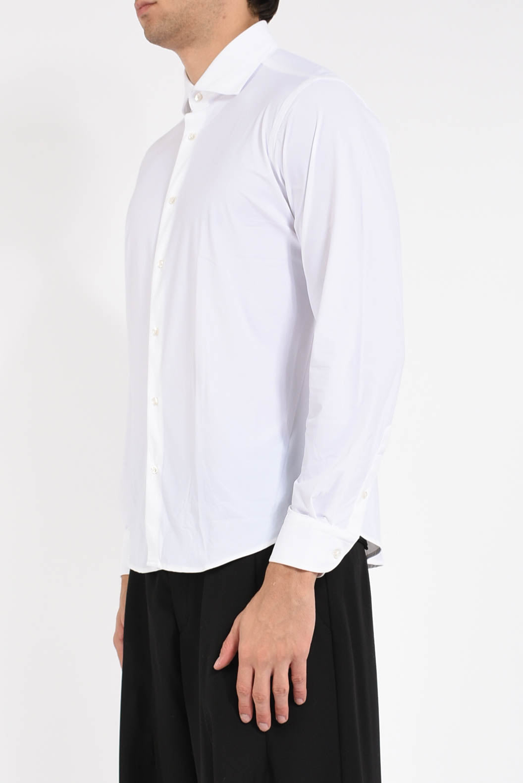 Camicia in jersey elasticizzato