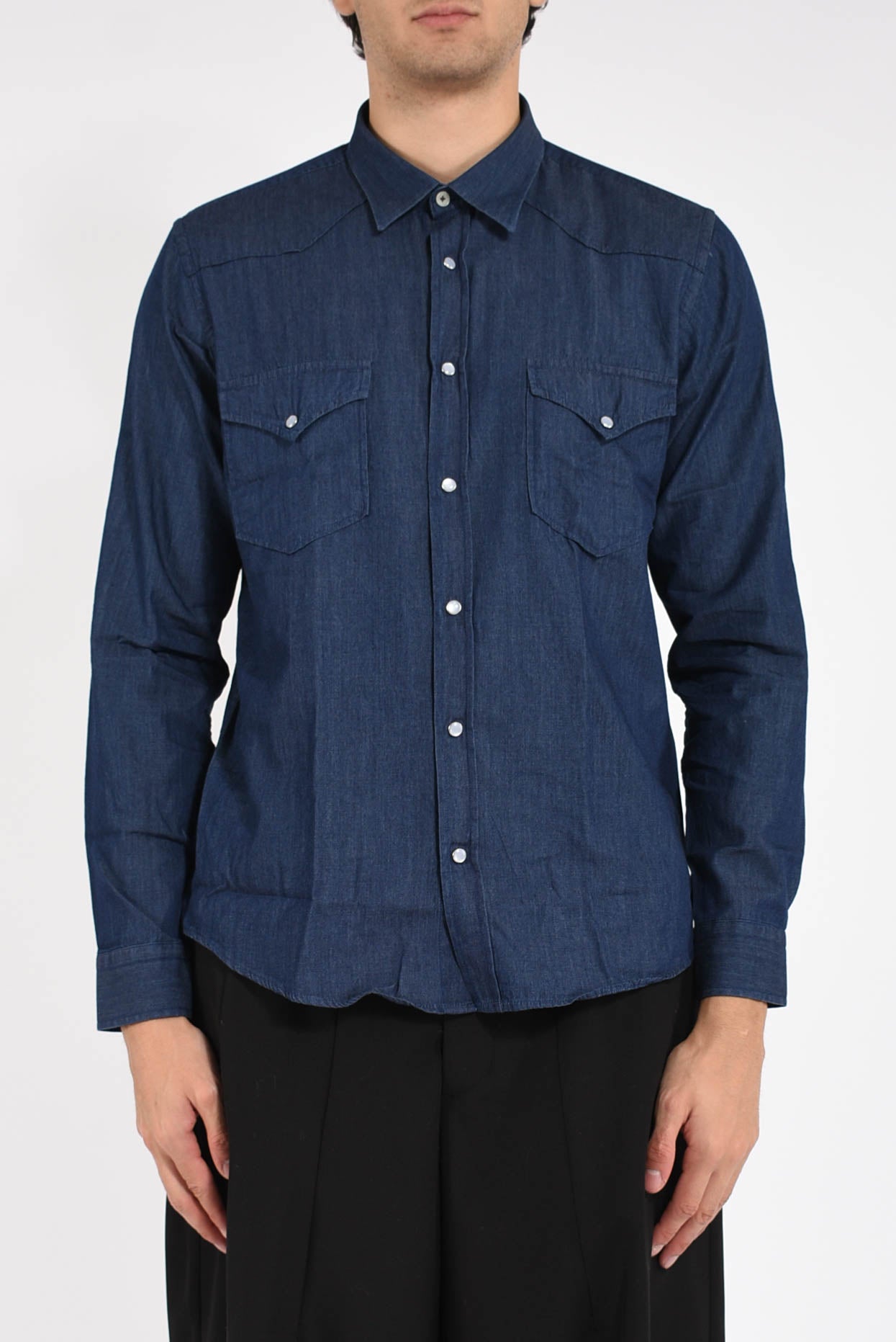 Camicia effetto jeans