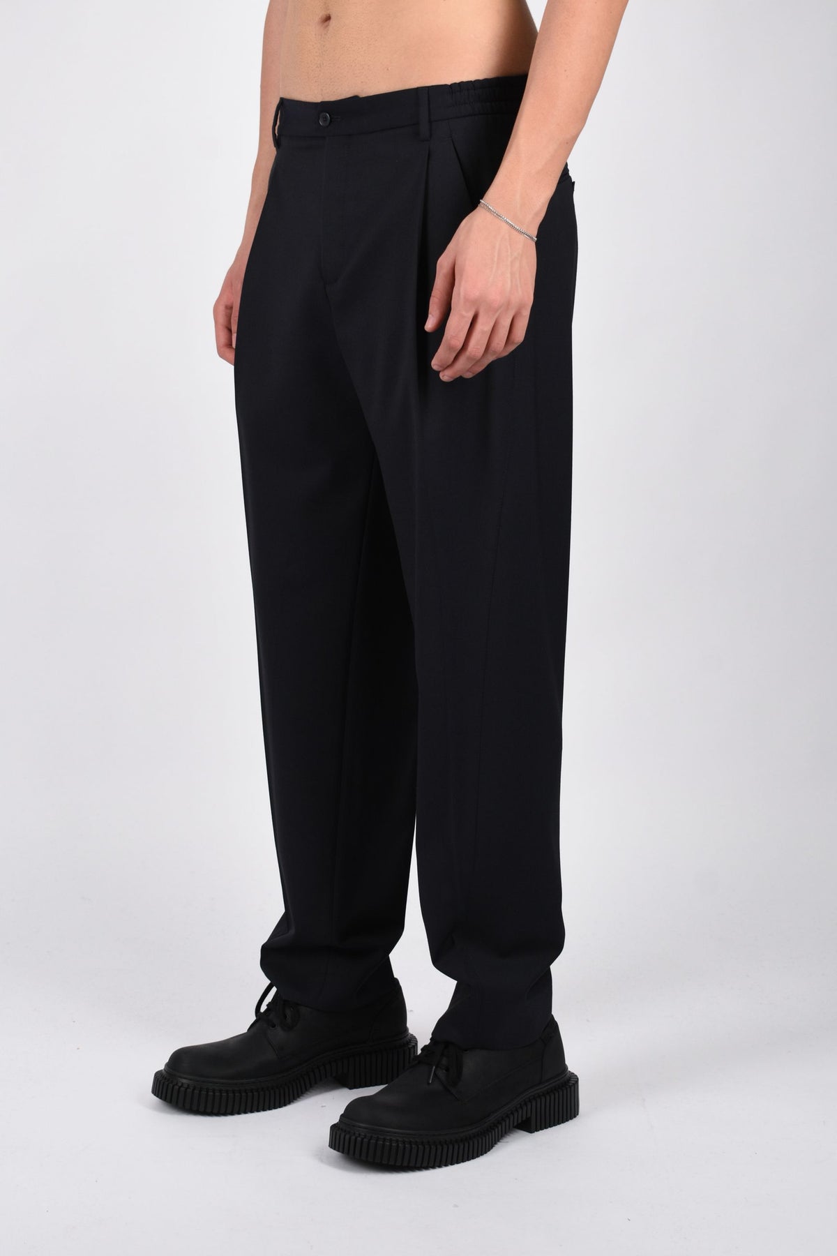 Pantaloni morgans in fresco lana MORGANS400100