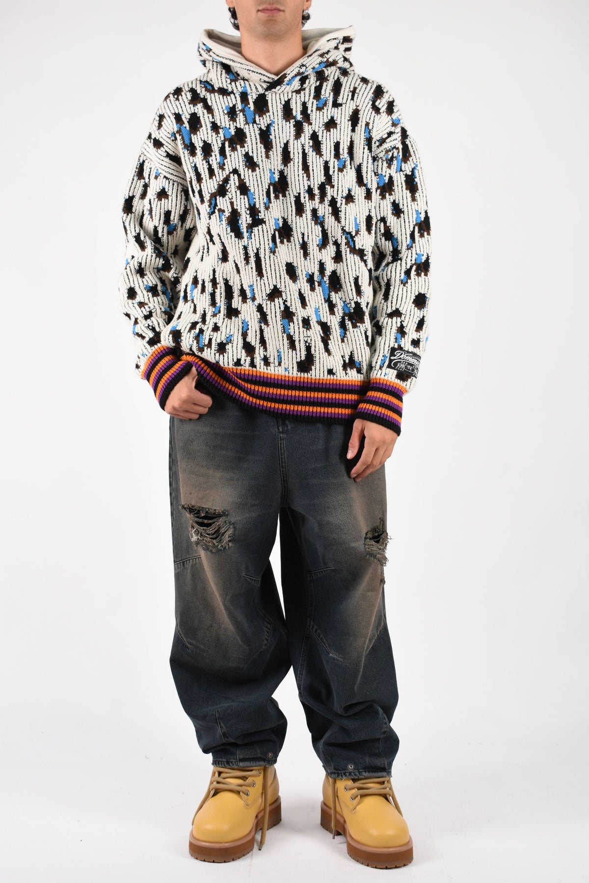 Felpa in lana DFM55044MC081KNIT