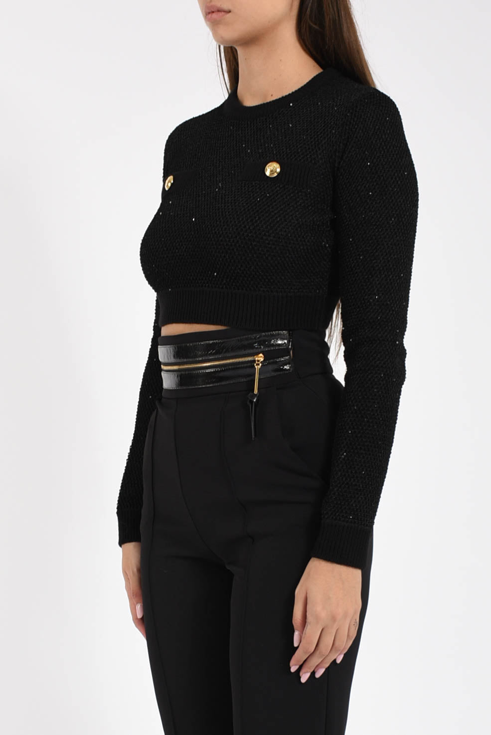 maglia con paillettes