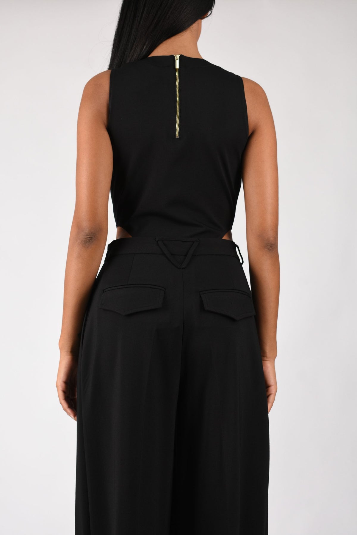BODY IN VISCOSA CUT-OUT A26CPBDC0201