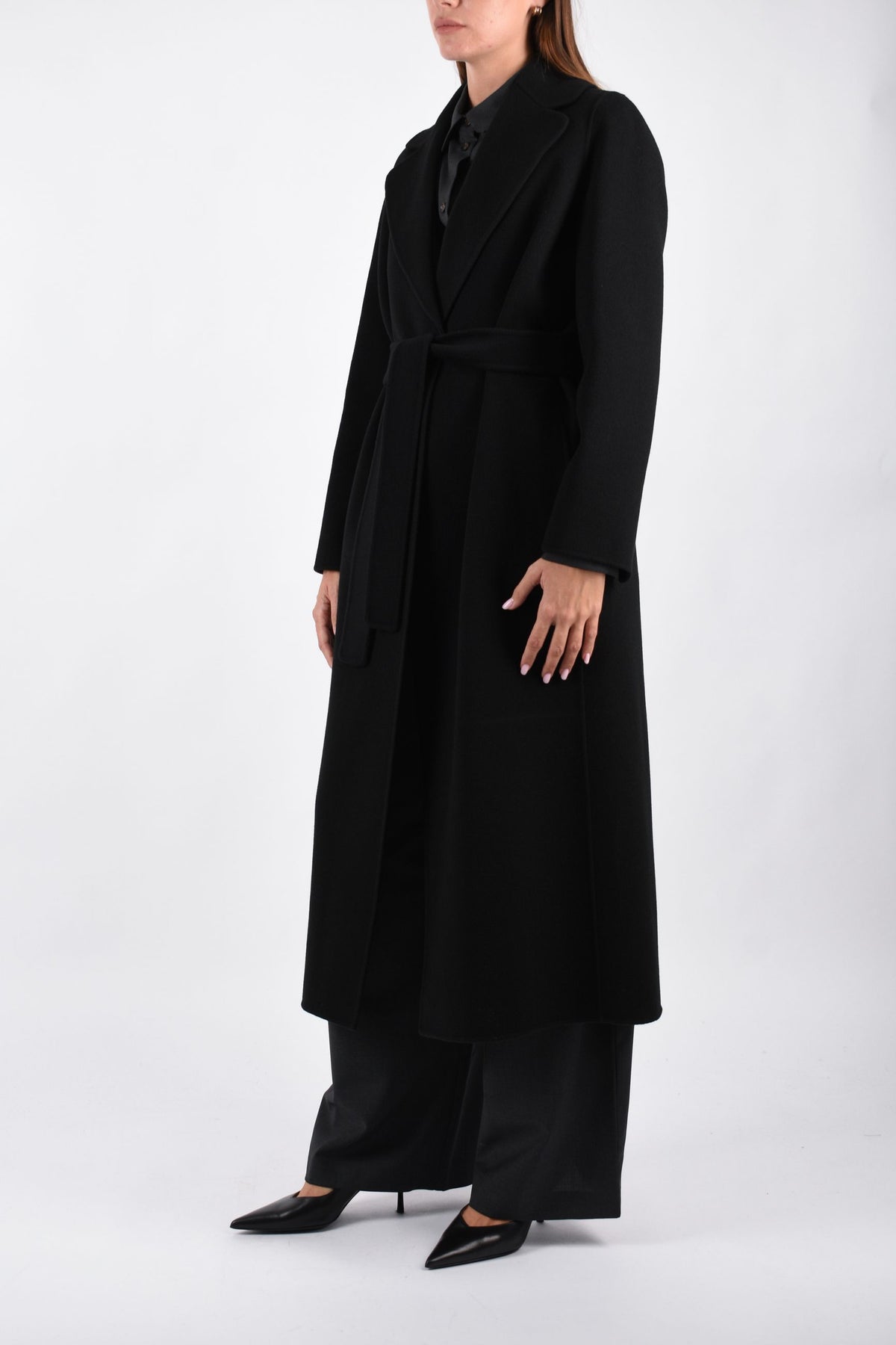 Cappotto a vestaglia in drap di lana POLDO 2629016073600