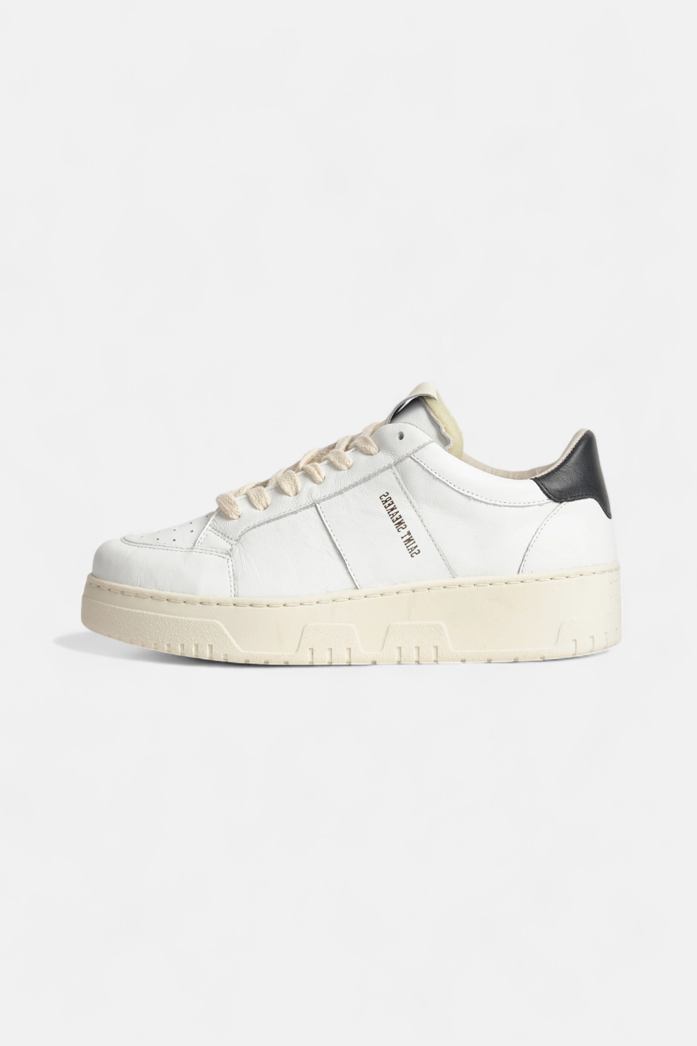 Sneakers golf m in pelle