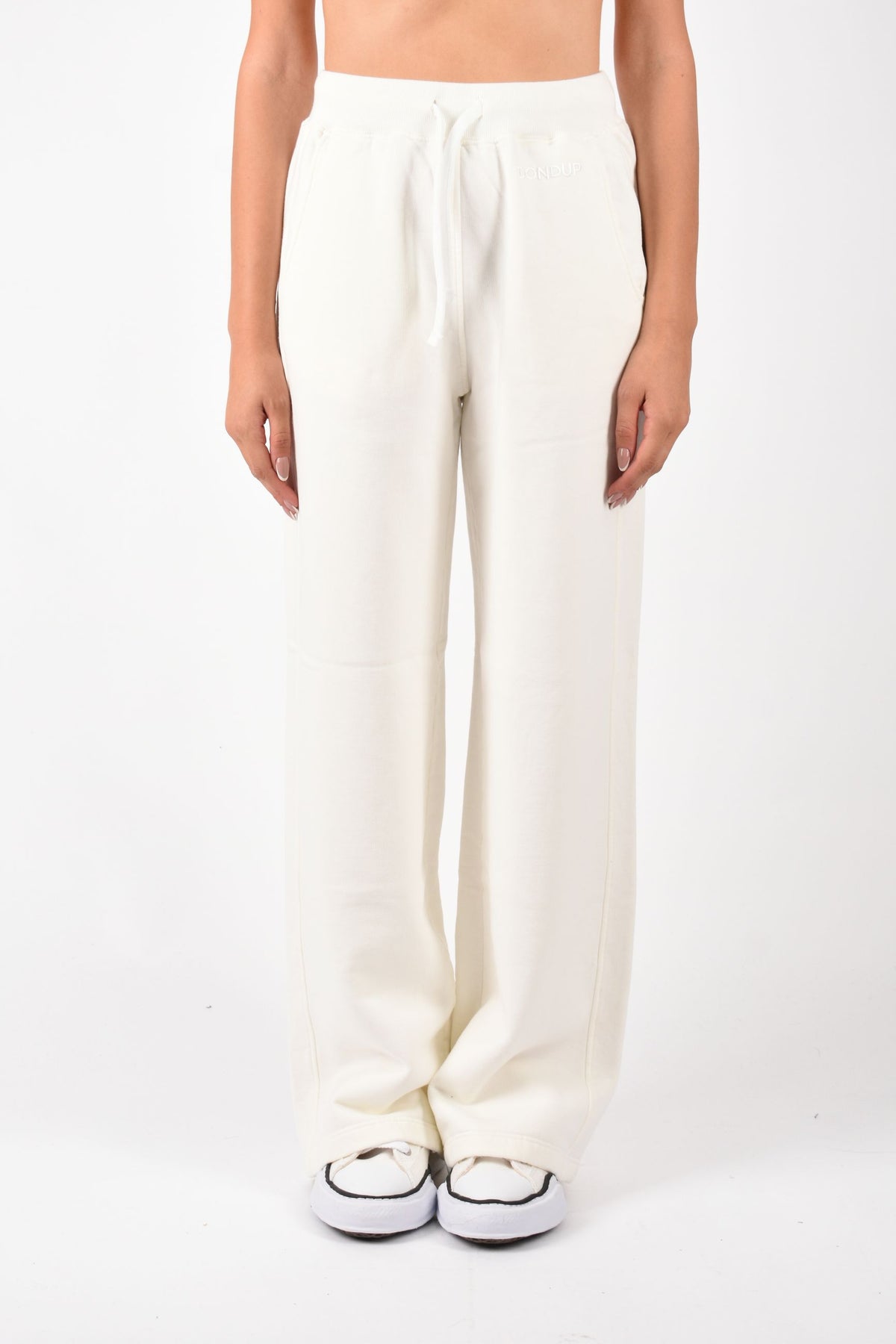 Pantaloni wide leg in felpa  DP897KF0254DNA9