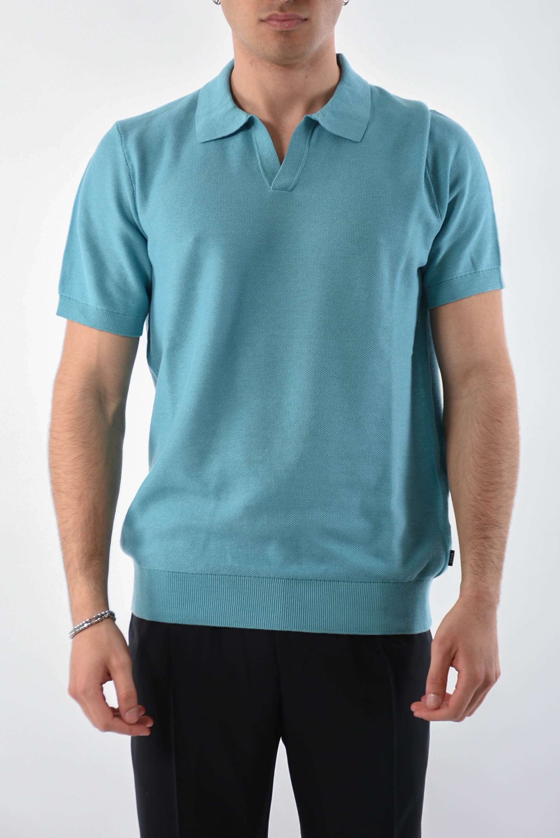 HUGO BOSS Polo in misto cotone