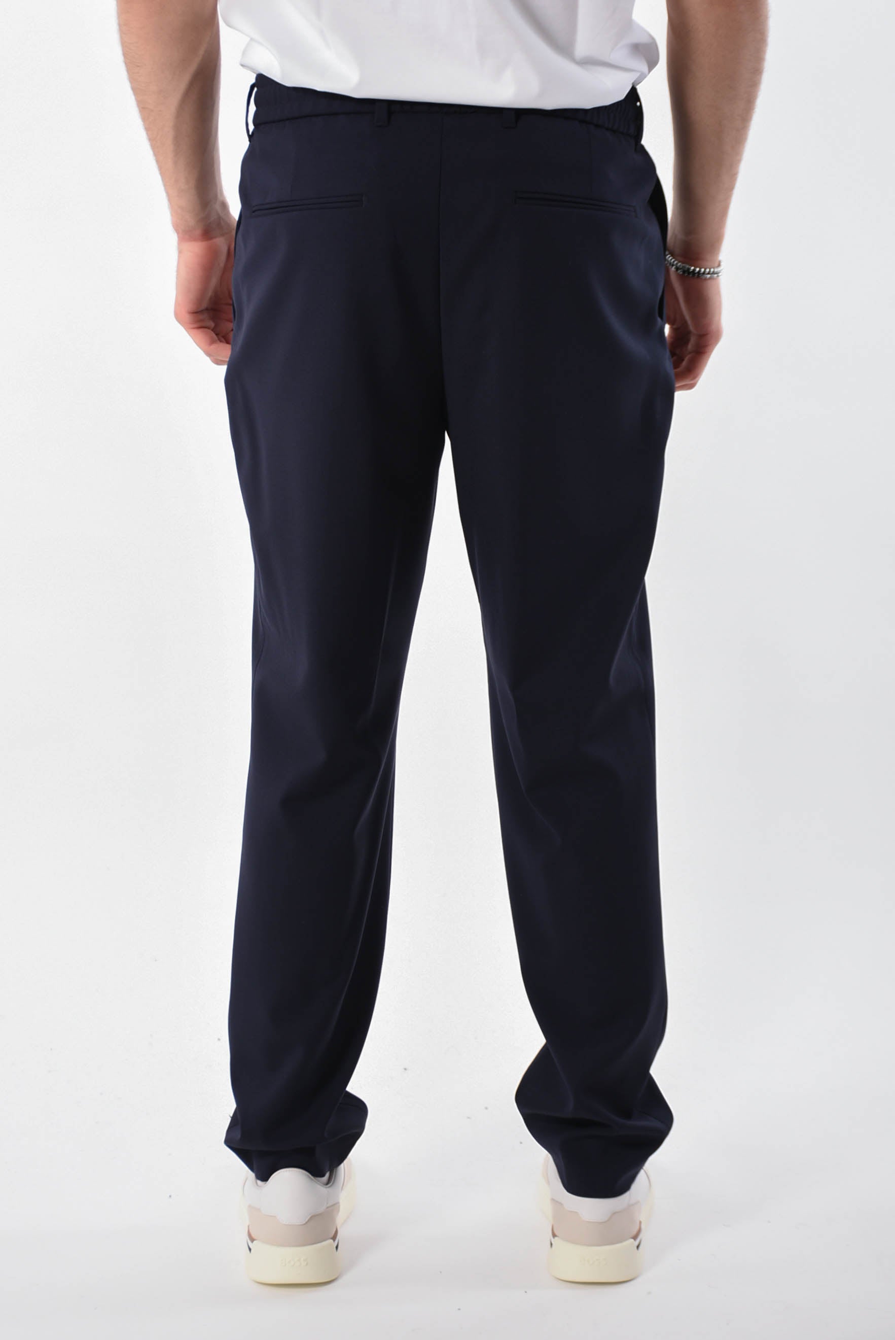 HUGO BOSS Pantaloni in fresco lana