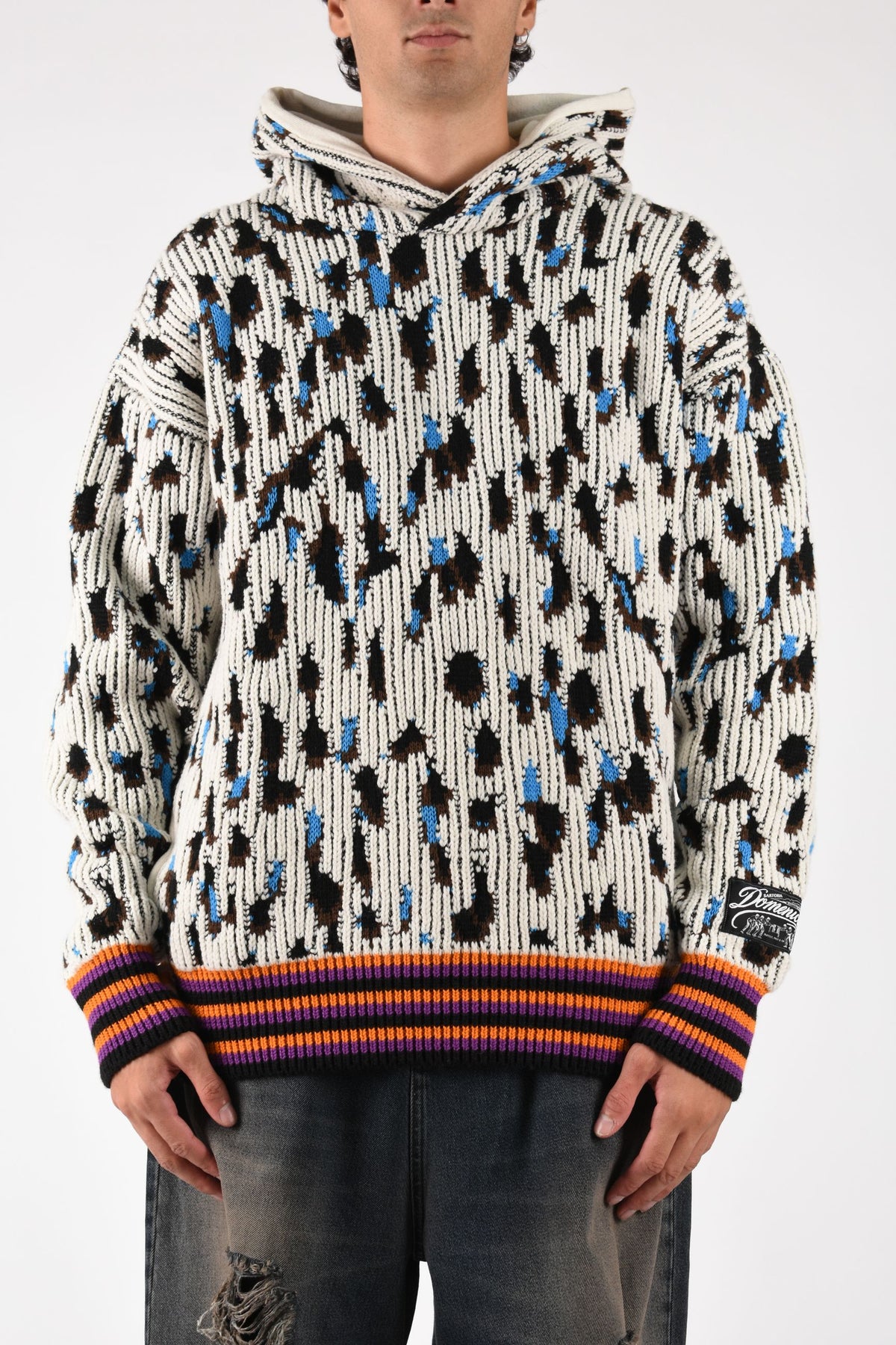 Felpa in lana DFM55044MC081KNIT