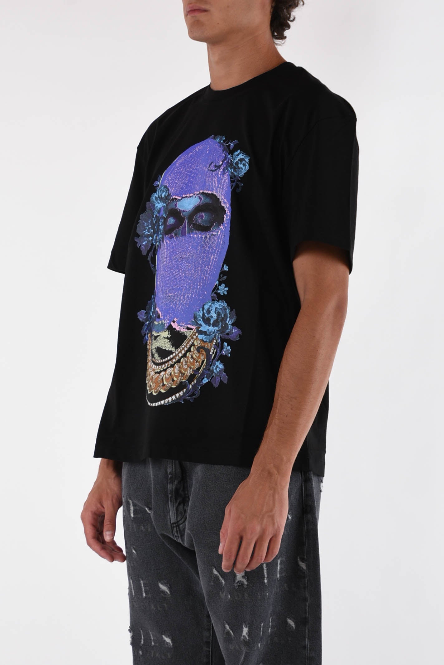 IH NOM UH NIT T-shirt MASK black roses