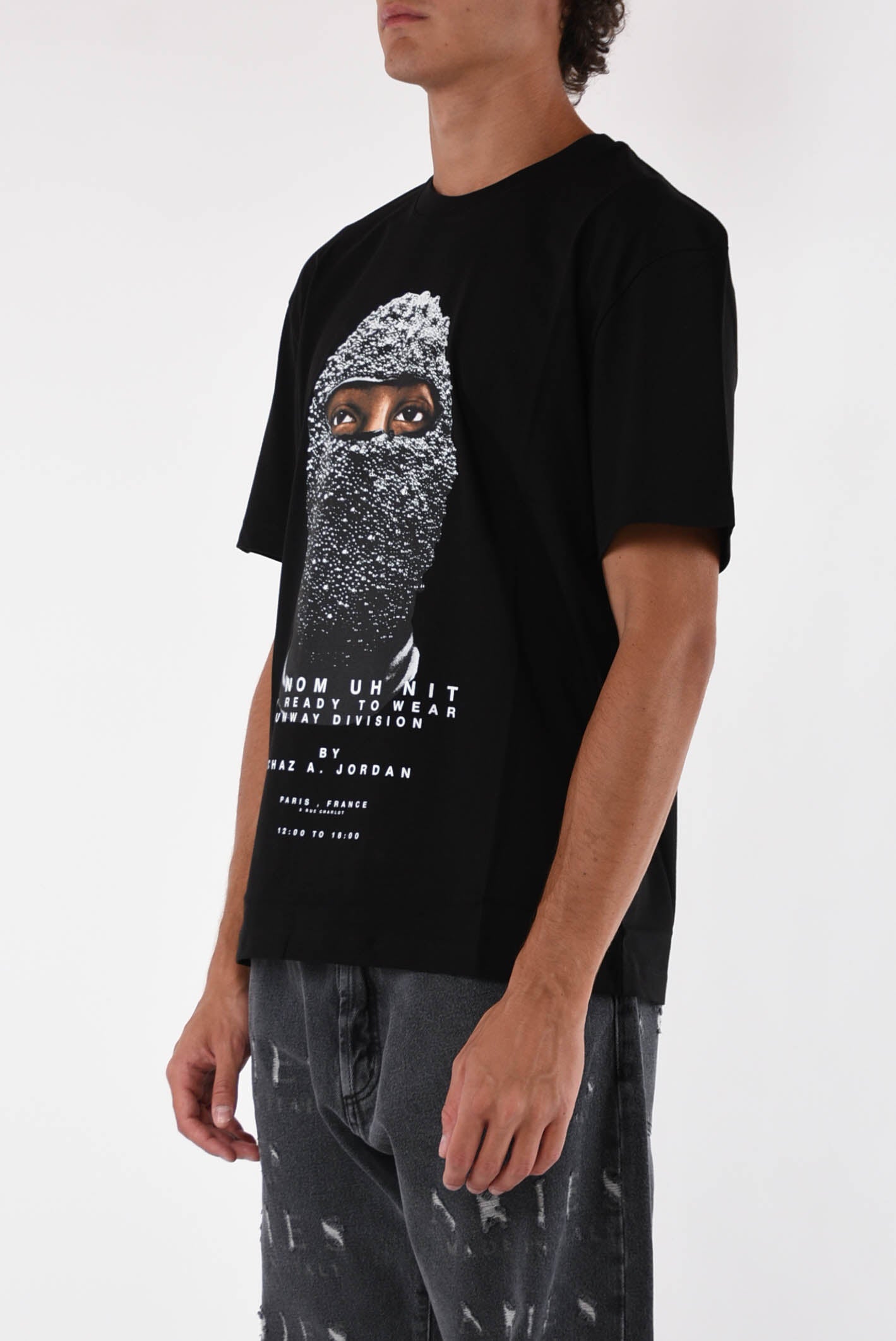 IH NOM UH NIT T-shirt black mask