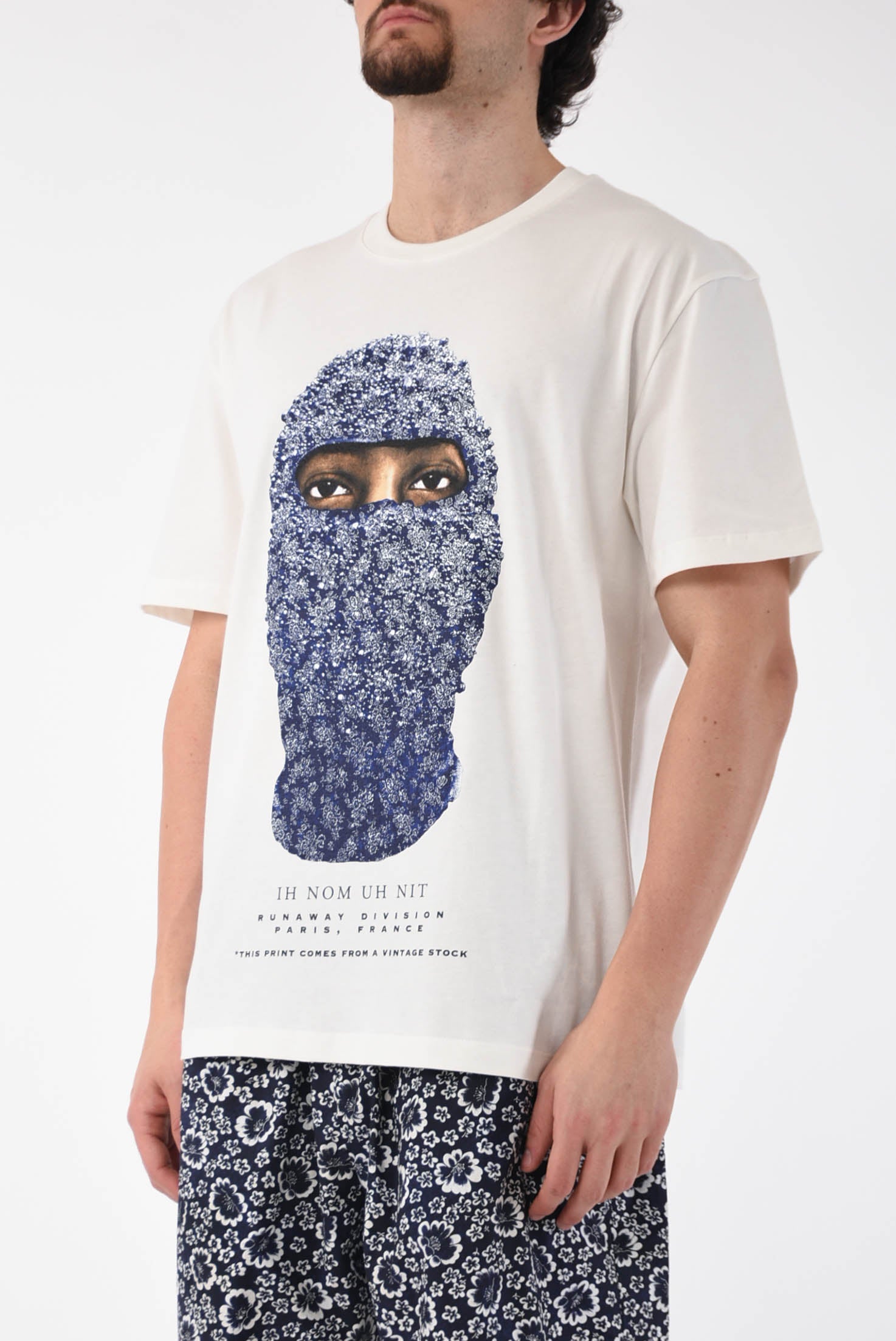 IH NOM UH NIT t-shirt floral mask