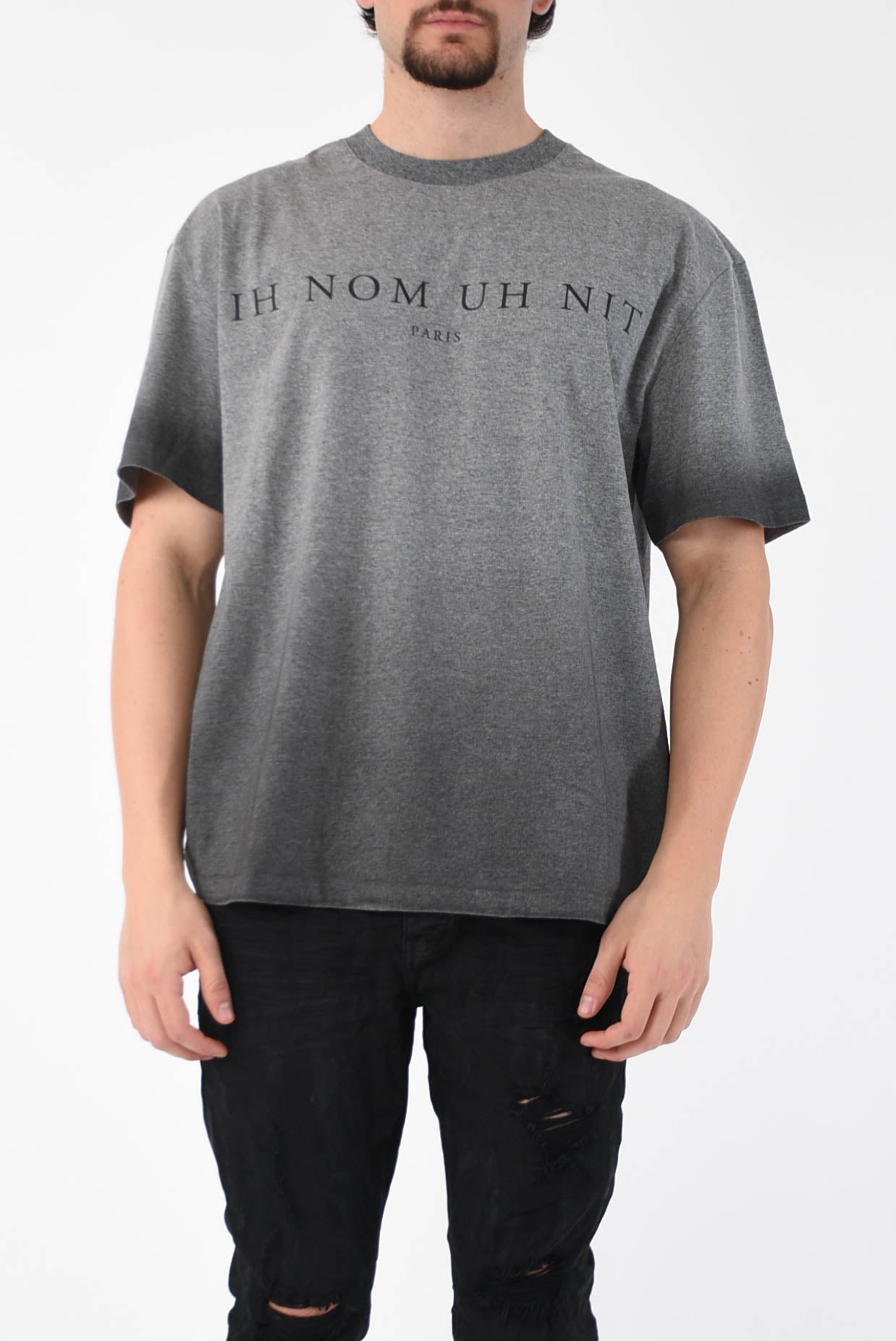 IH NOM UH NIT t-shirt bad dye whit logo