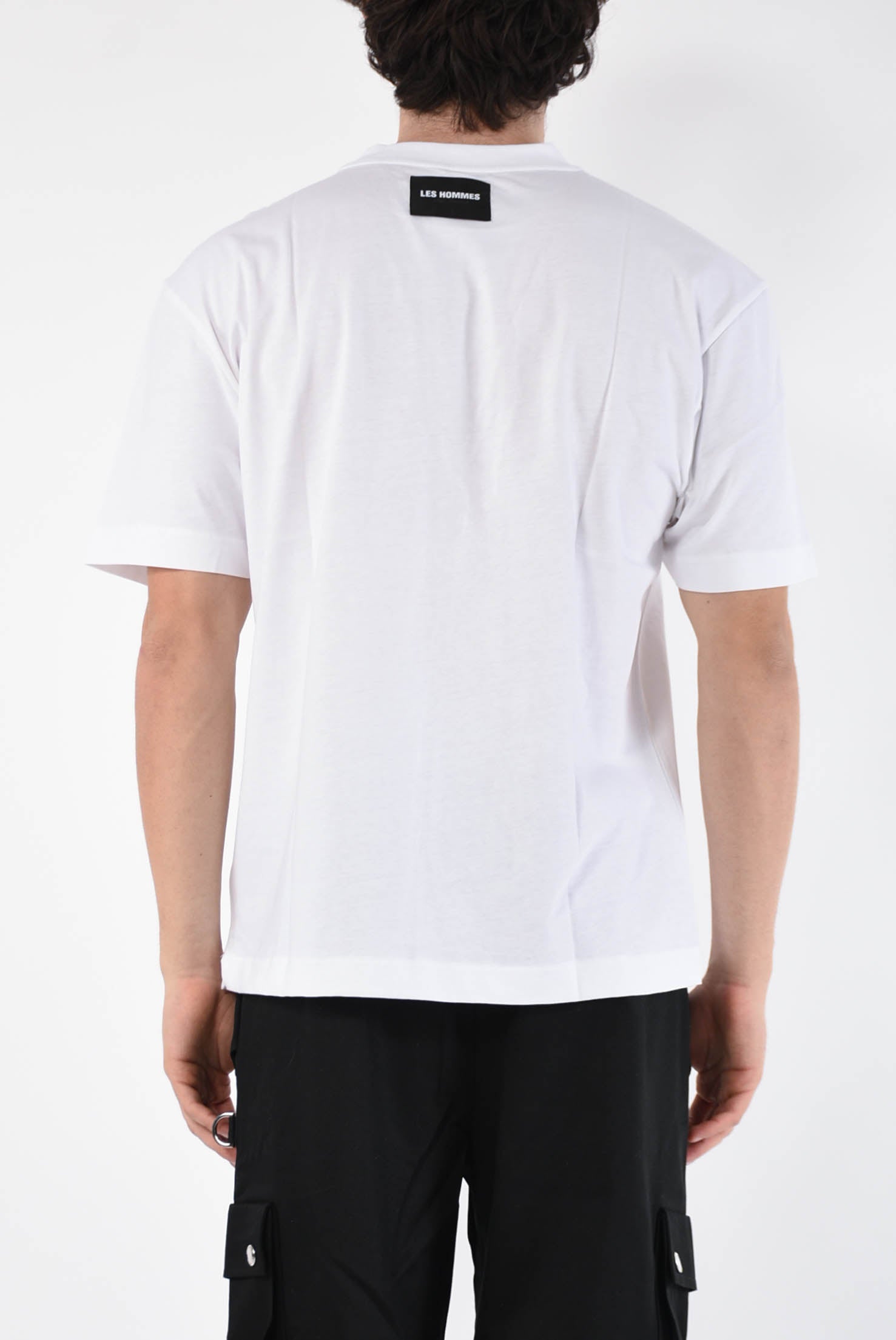 LES HOMMES T-shirt in cotone