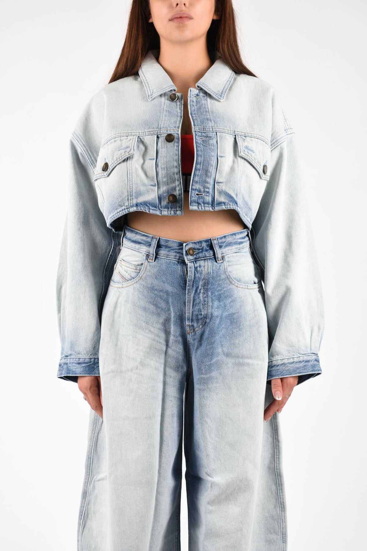 Giacca trucker oversize corta DE MALLEY A23128007EE