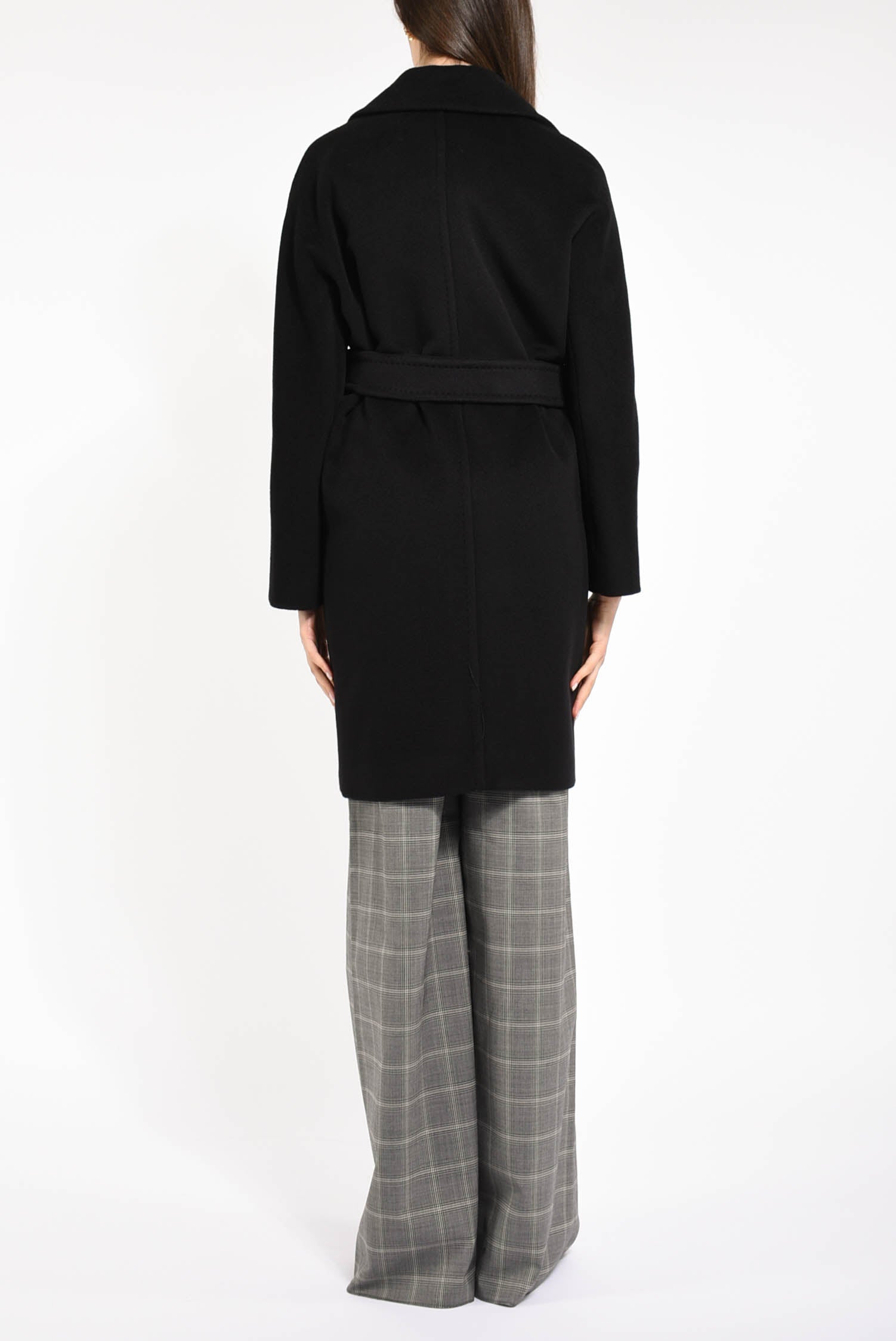 Cappotto a vestaglia in lana scire