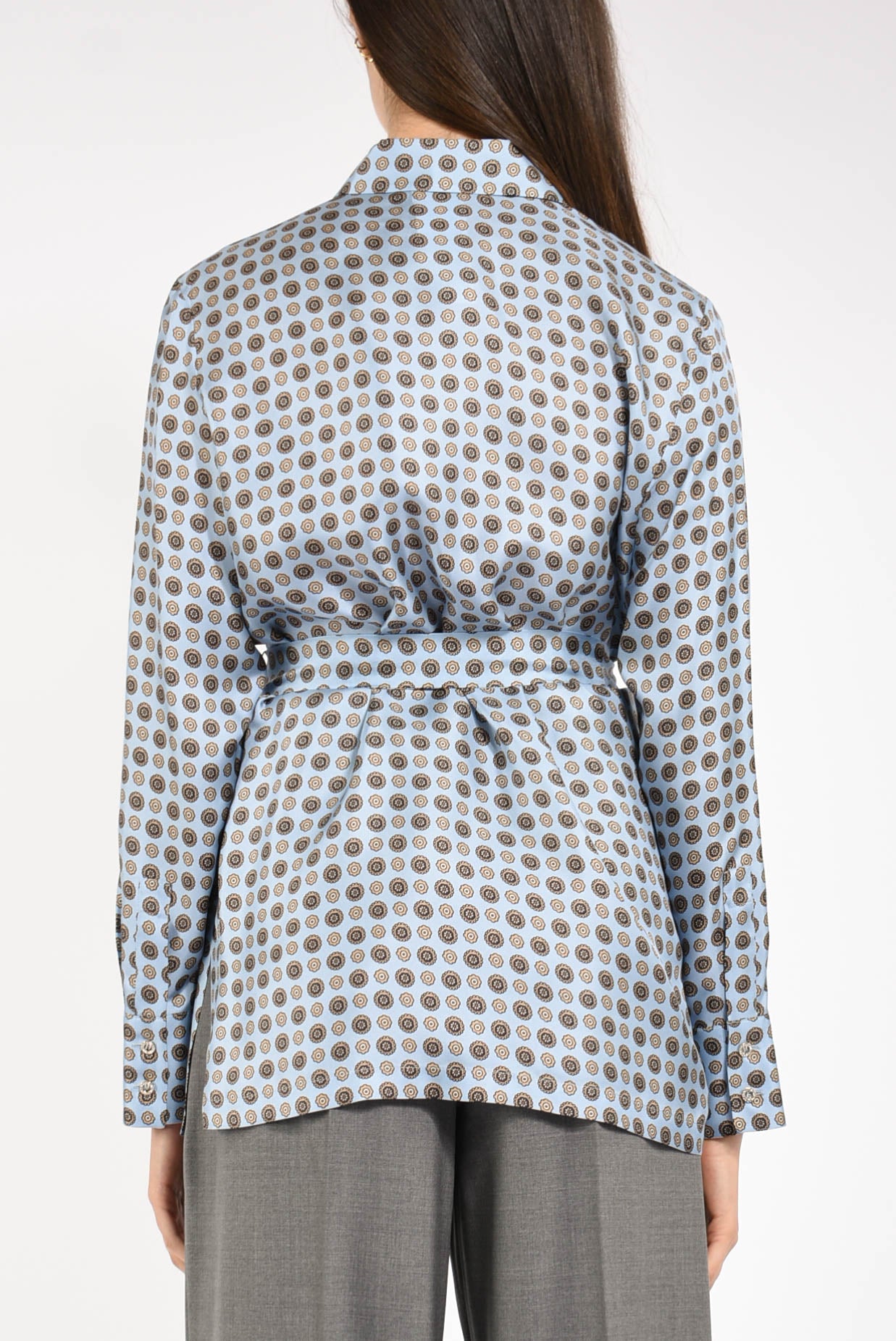 camicia in seta modello boccale