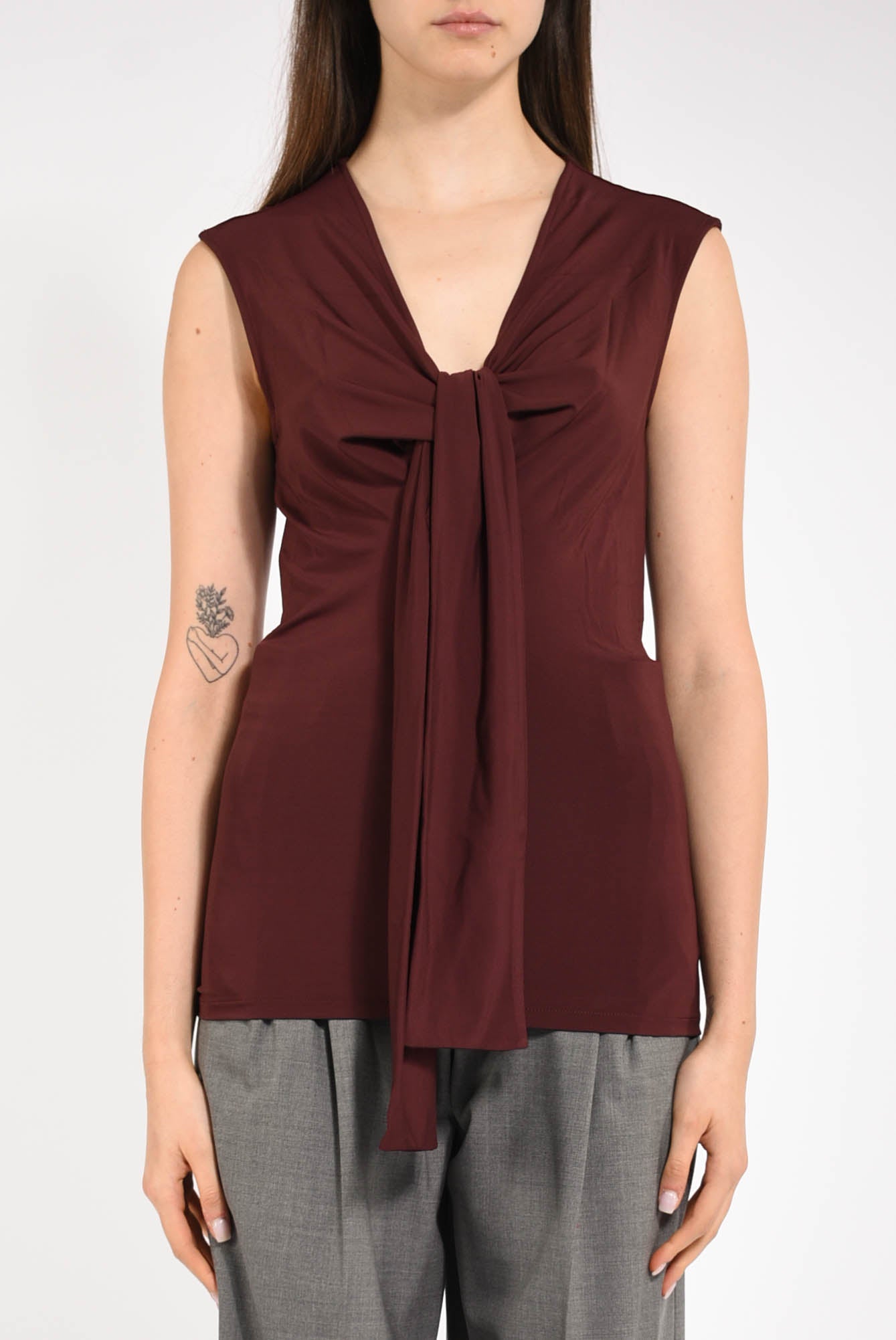 blusa in jersey modello fennec