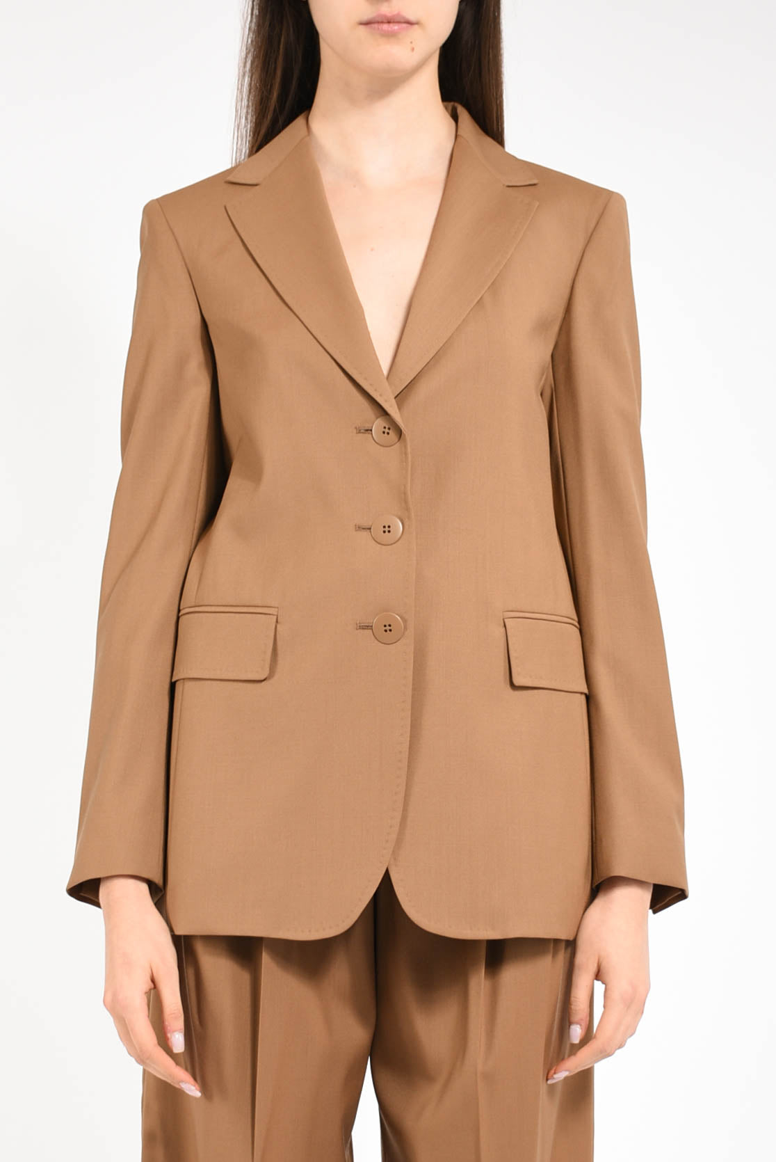 giacca in tela di lana nice