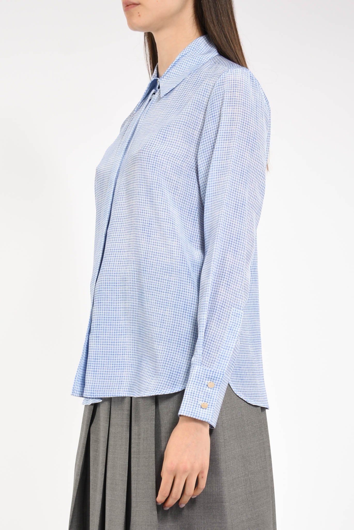 camicia in seta modello nola