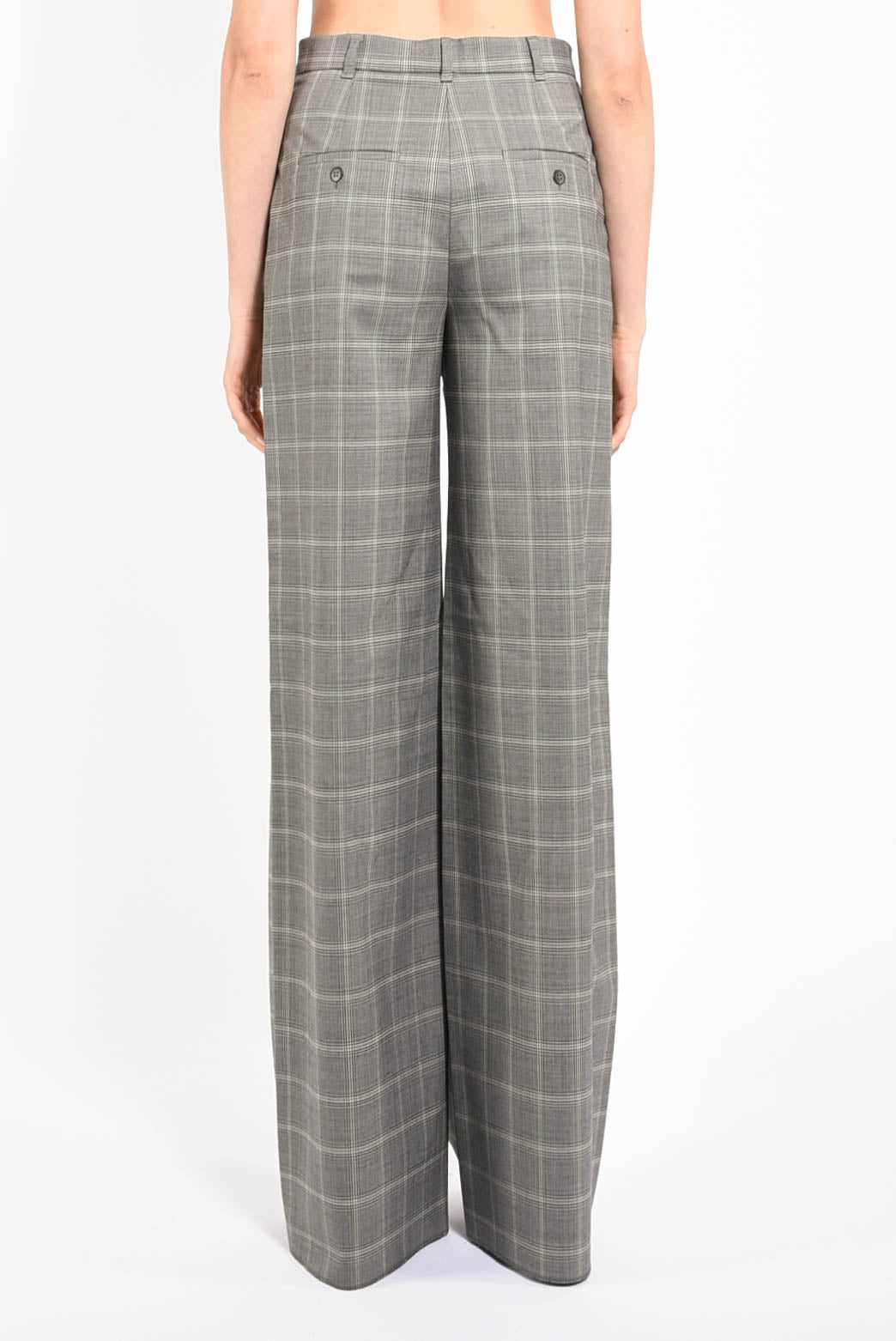 pantaloni in lana modello mazurca