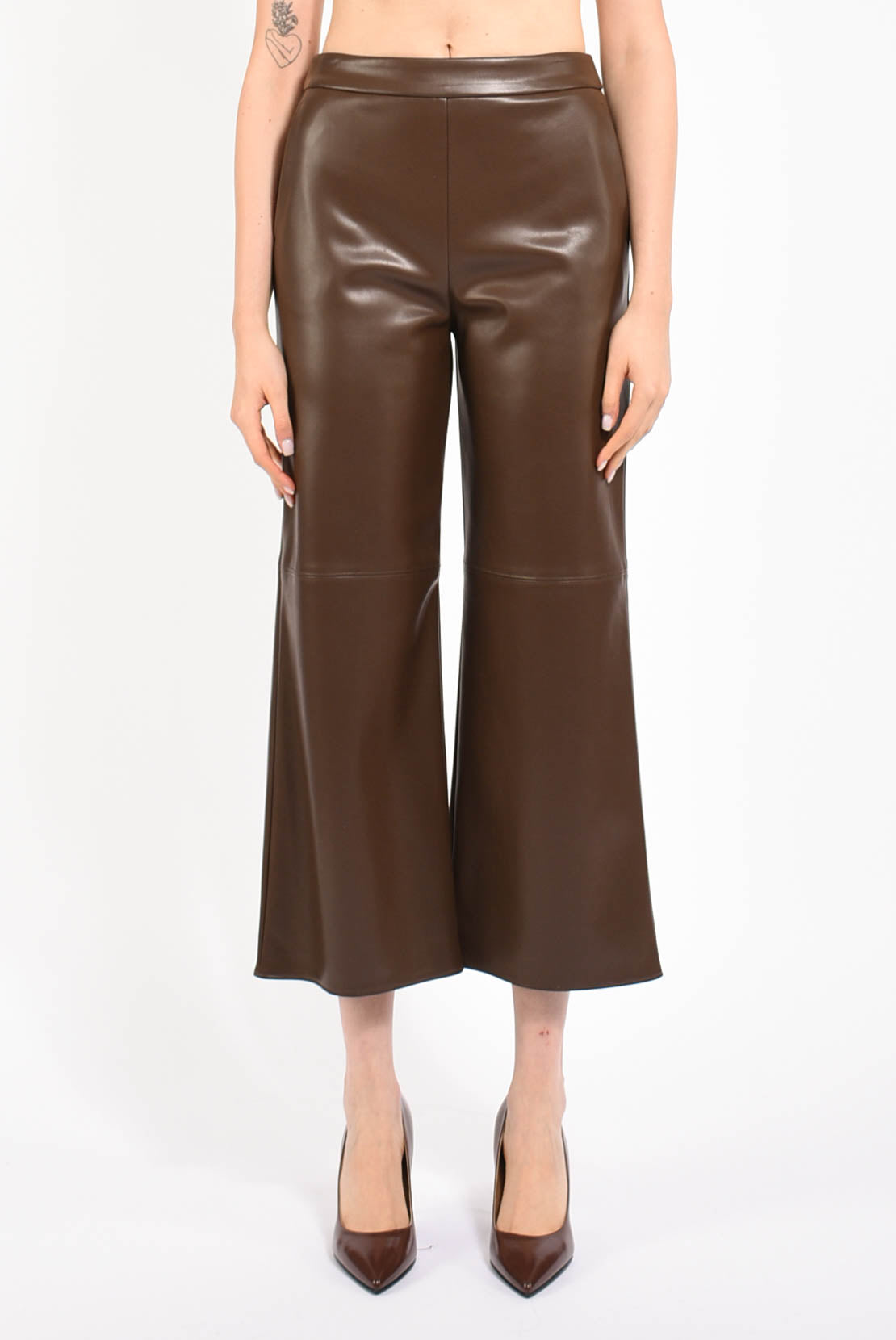 pantaloni in ecopelle modello amati