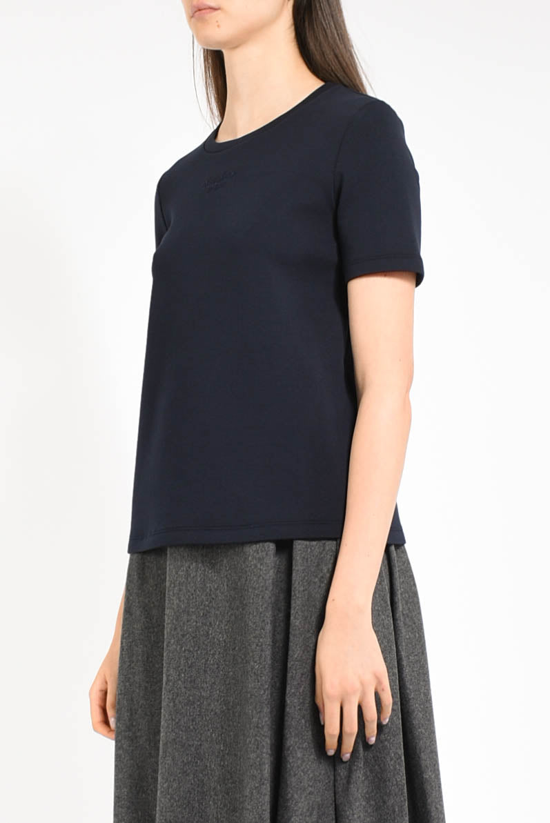 t-shirt in jersey scuba modello tubo