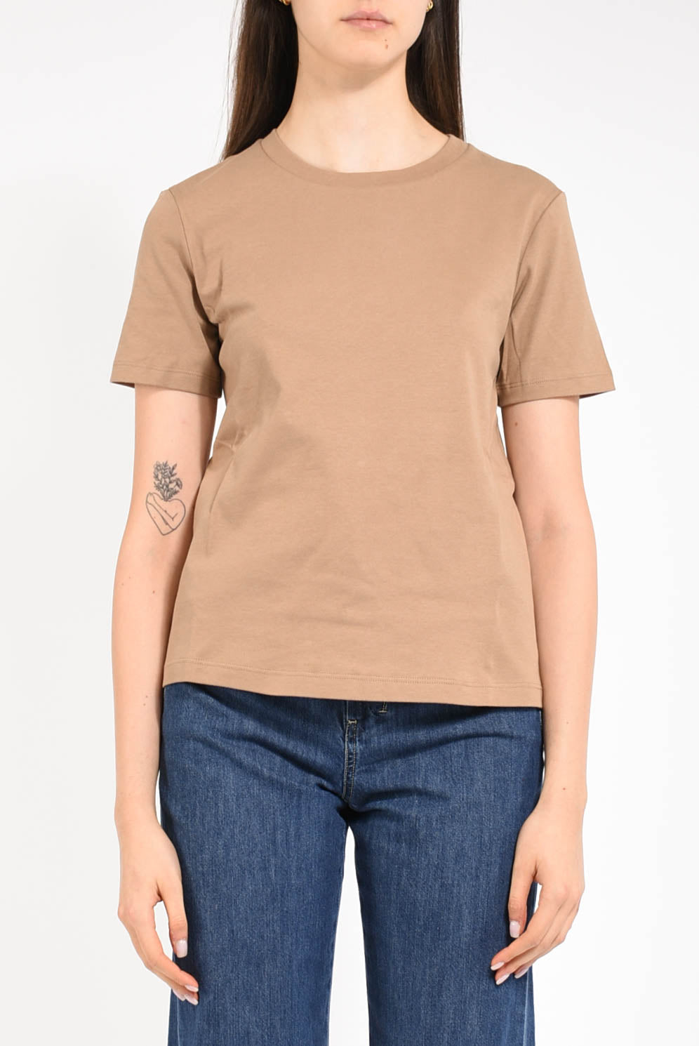 t-shirt in cotone modello gemma