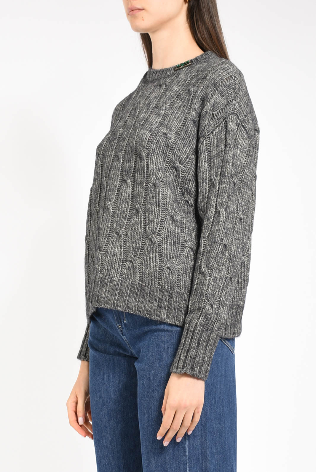 maglia in alpaca modello cabaret