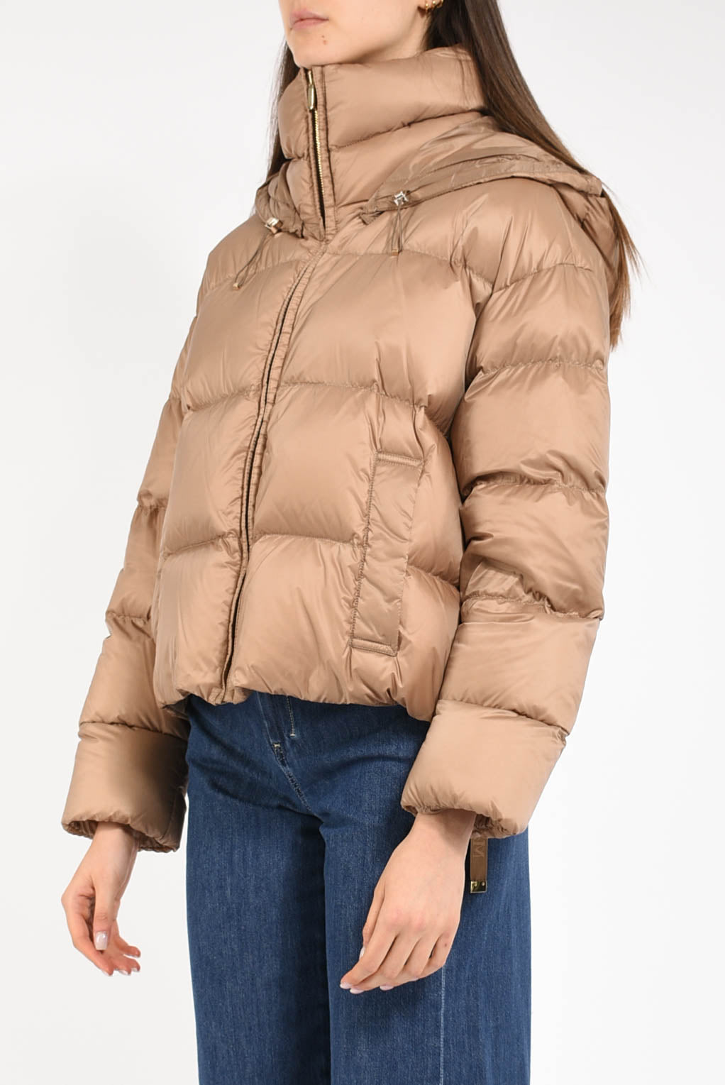 piumino in tela modello trebi