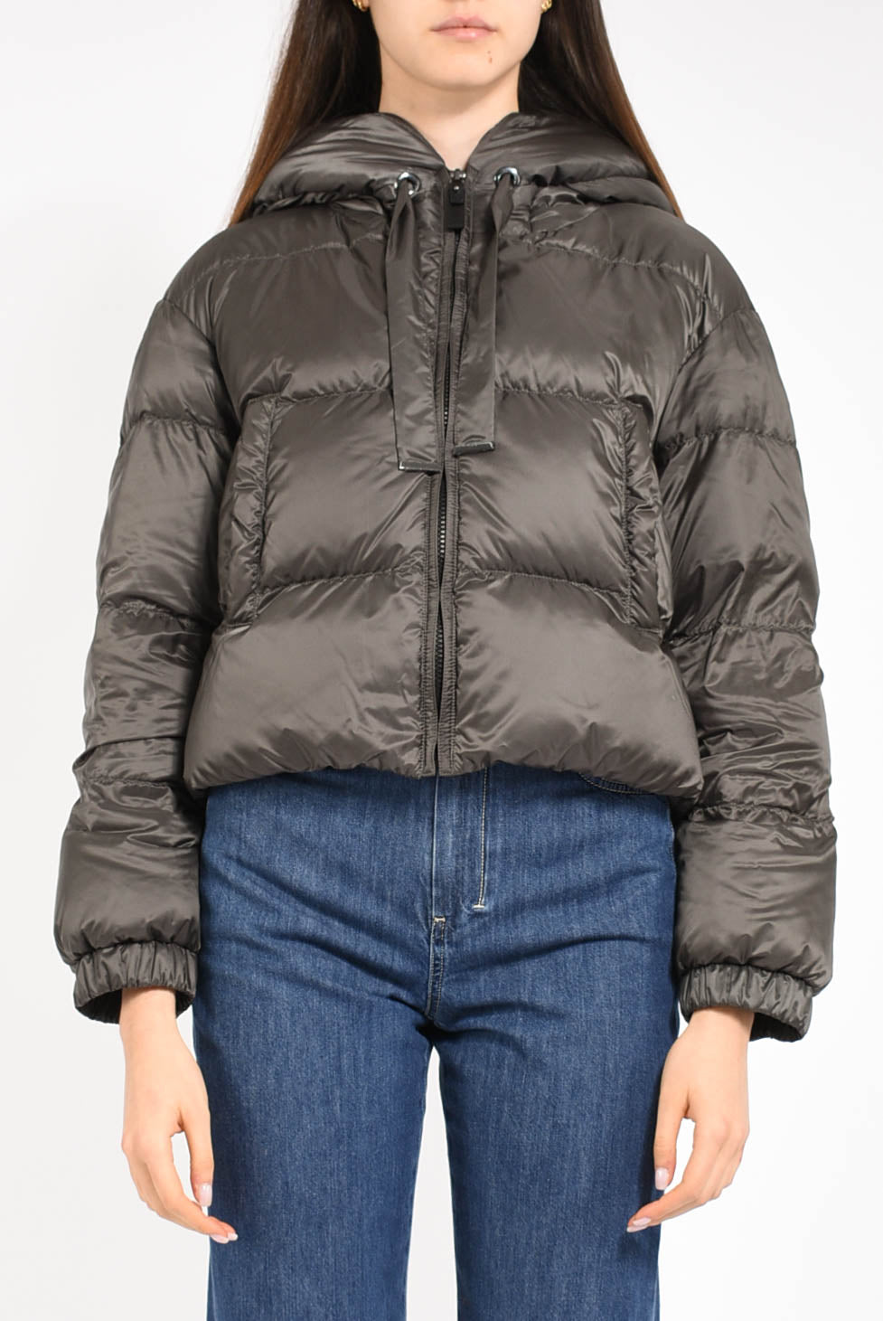 Piumino crop modello seie