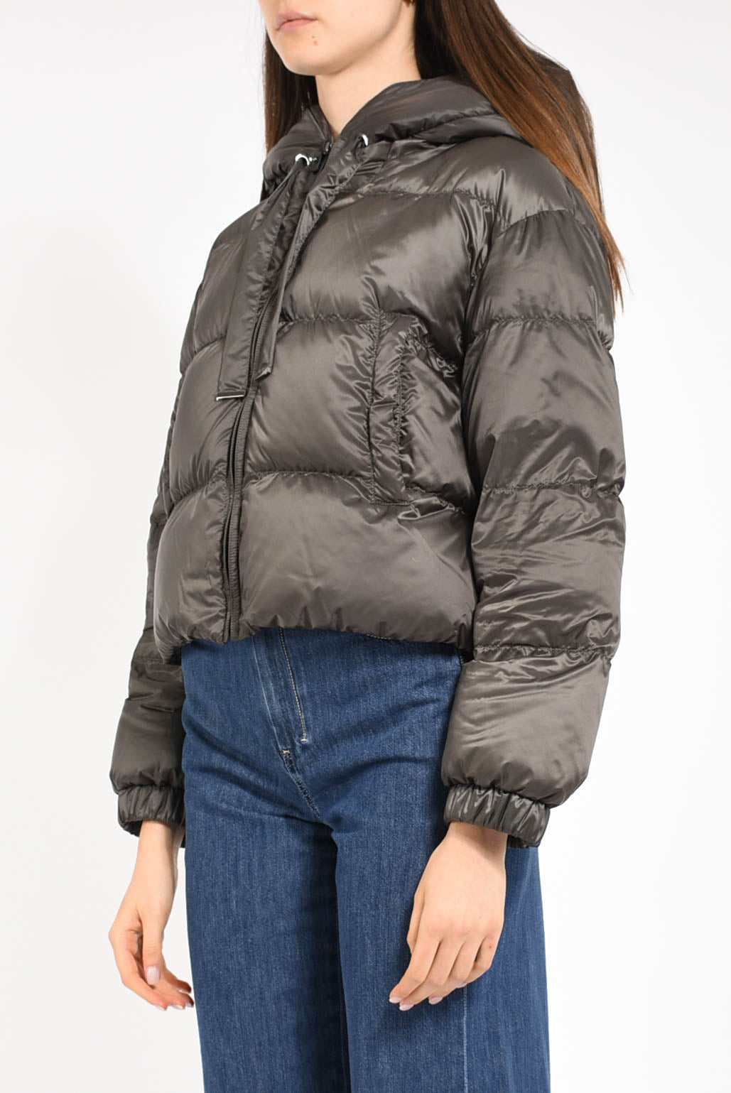 Piumino crop modello seie