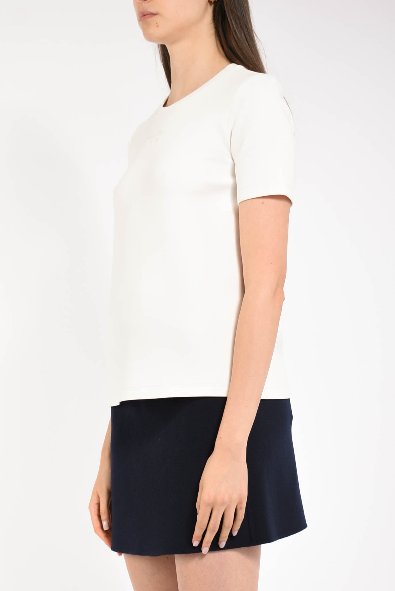 t-shirt in jersey scuba modello tubo