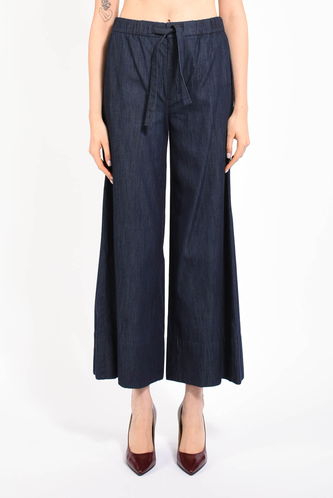 Pantaloni jogging in denim modello jour