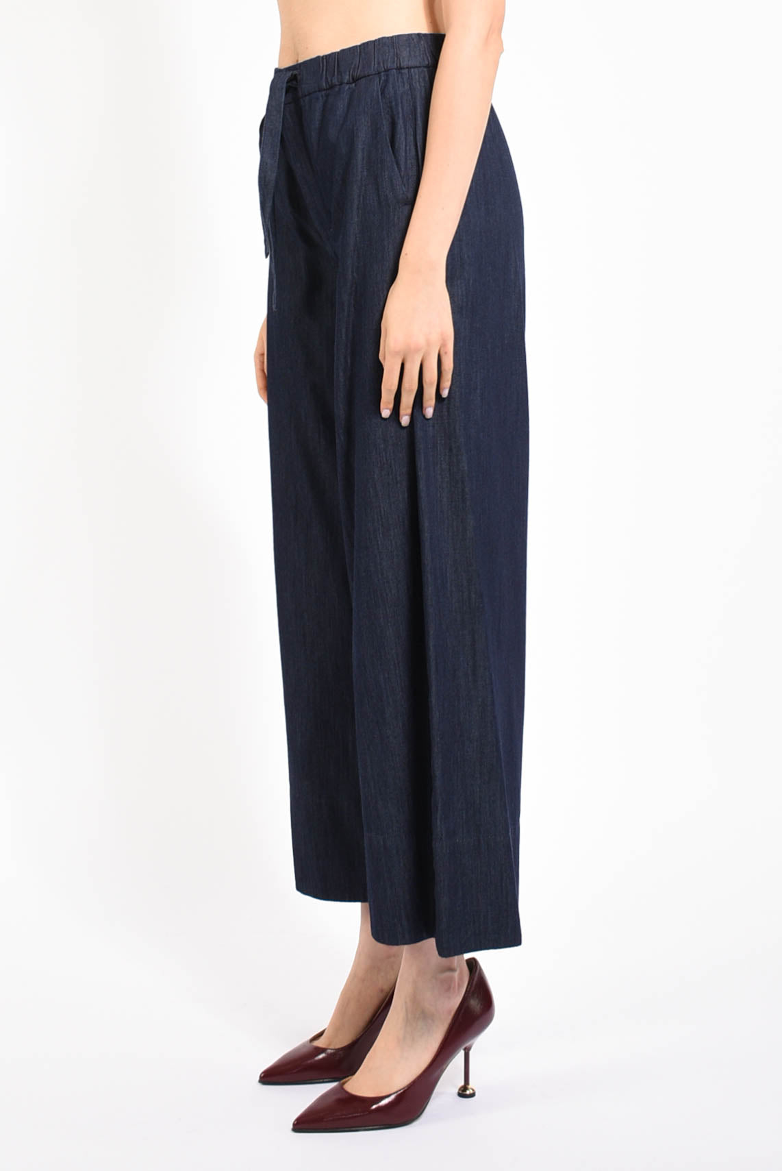 Pantaloni jogging in denim modello jour