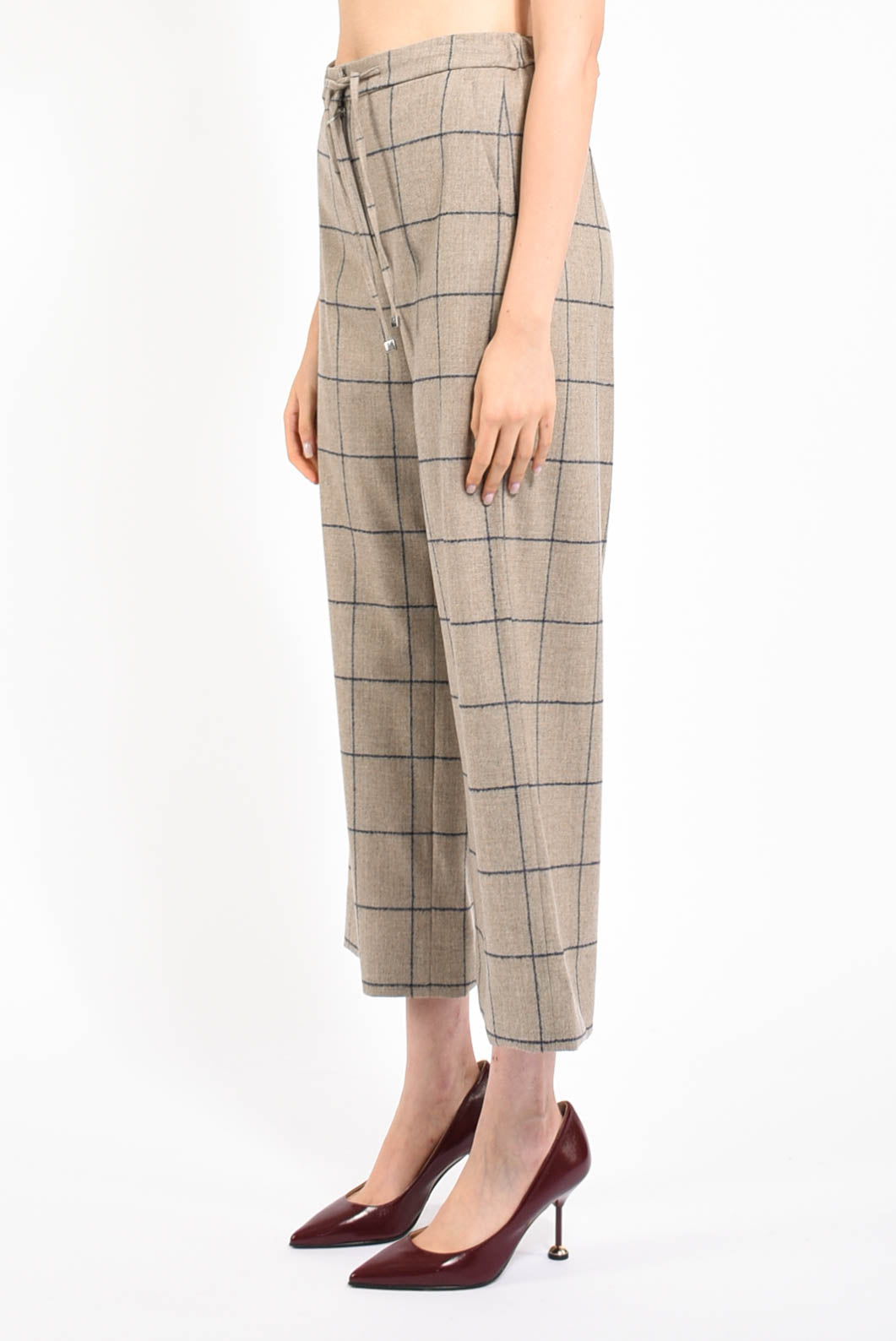 pantaloni in lana modello sfinge